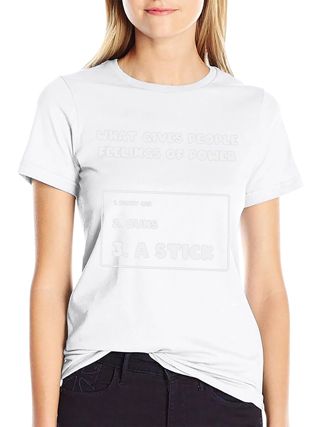 Funny Feelings of Power Graphic T-Shirt