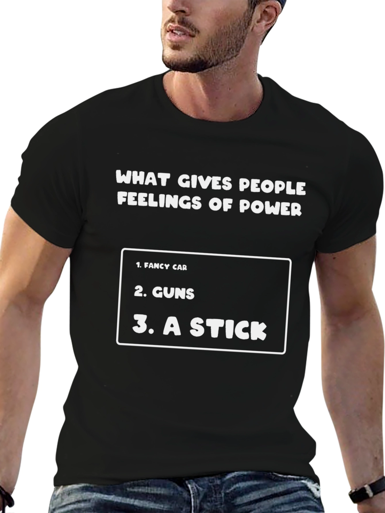 Funny Feelings of Power Graphic T-Shirt