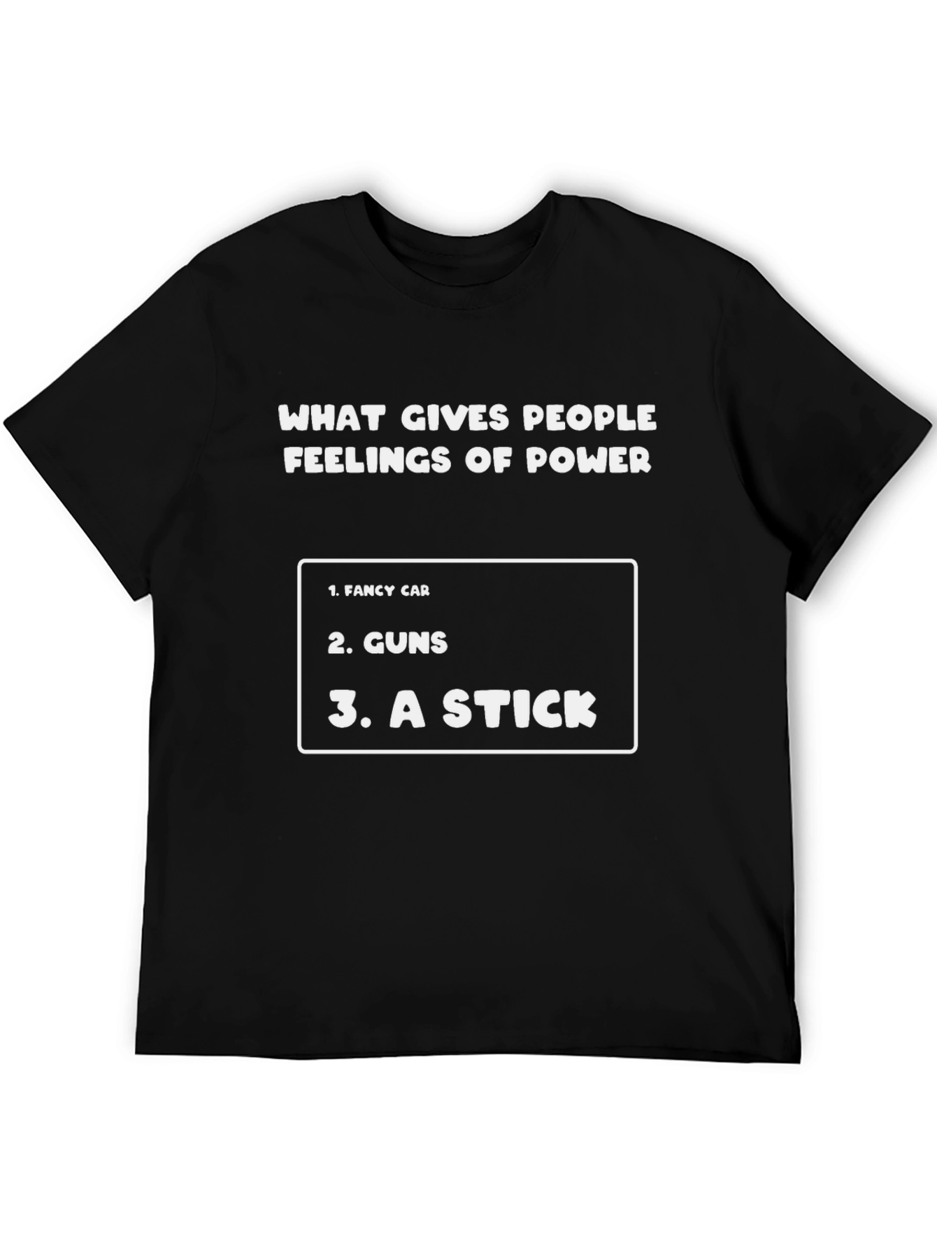 Funny Feelings of Power Graphic T-Shirt