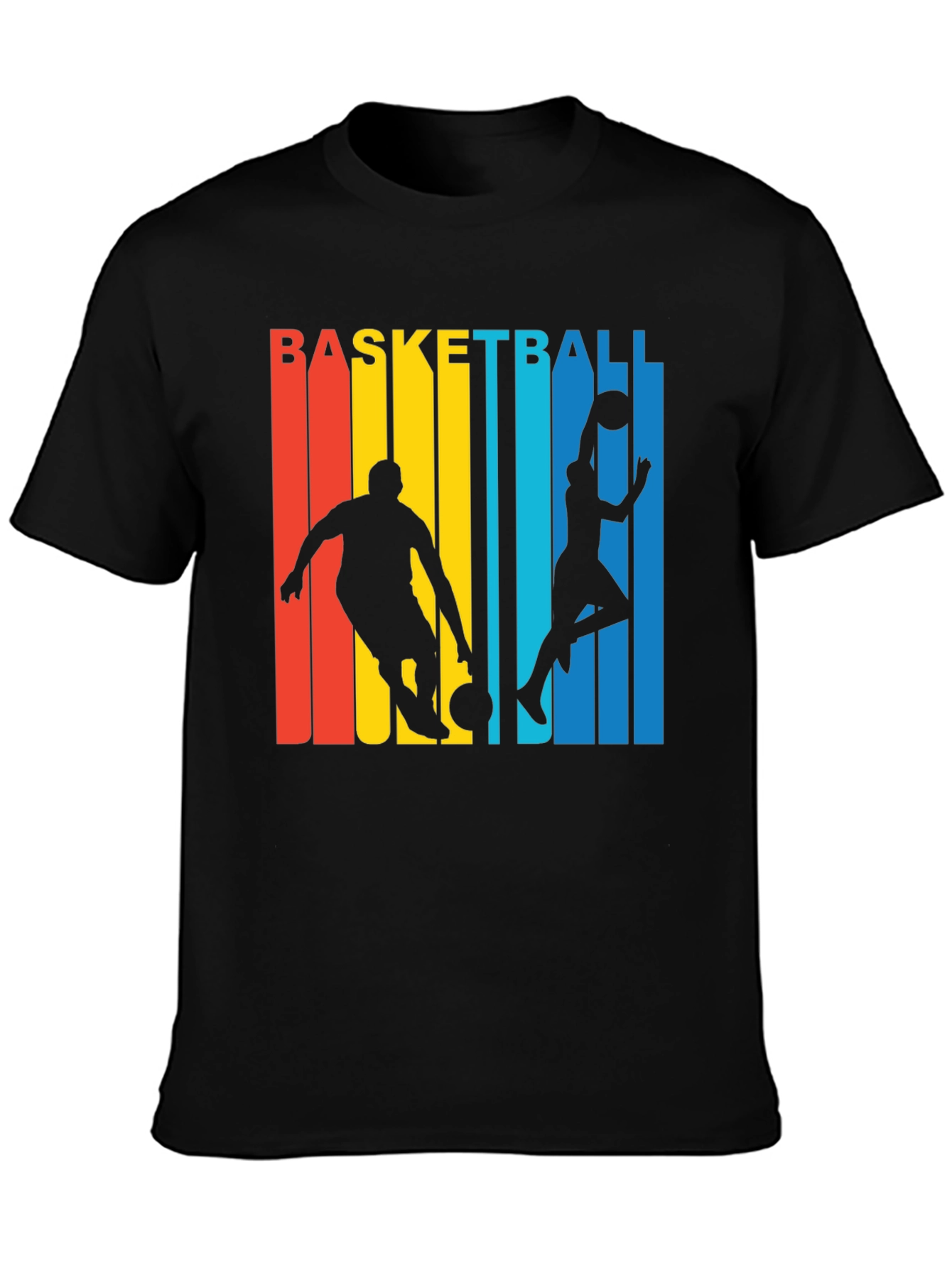 Retro Basketball Player Graphic T-Shirt