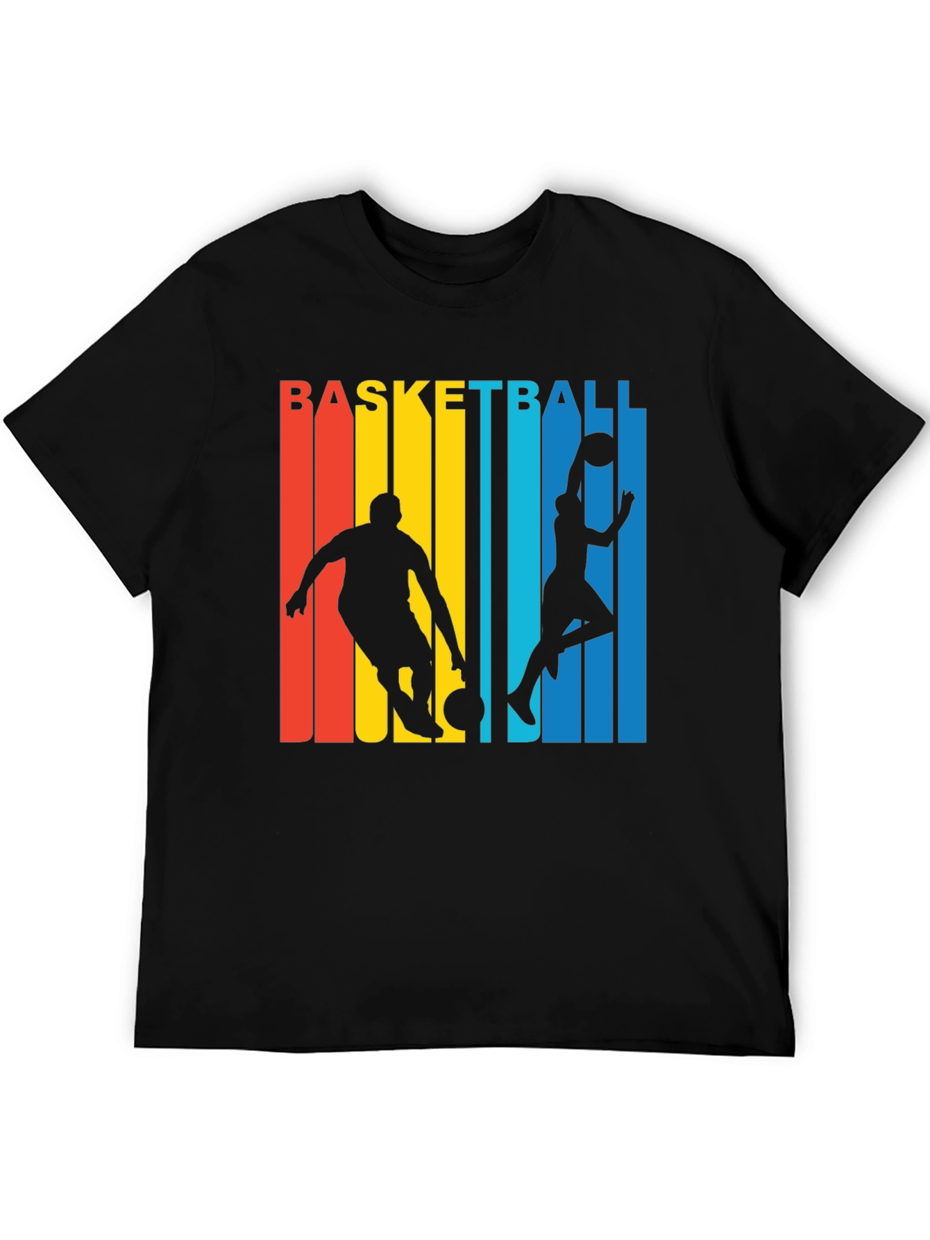 Retro Basketball Player Graphic T-Shirt