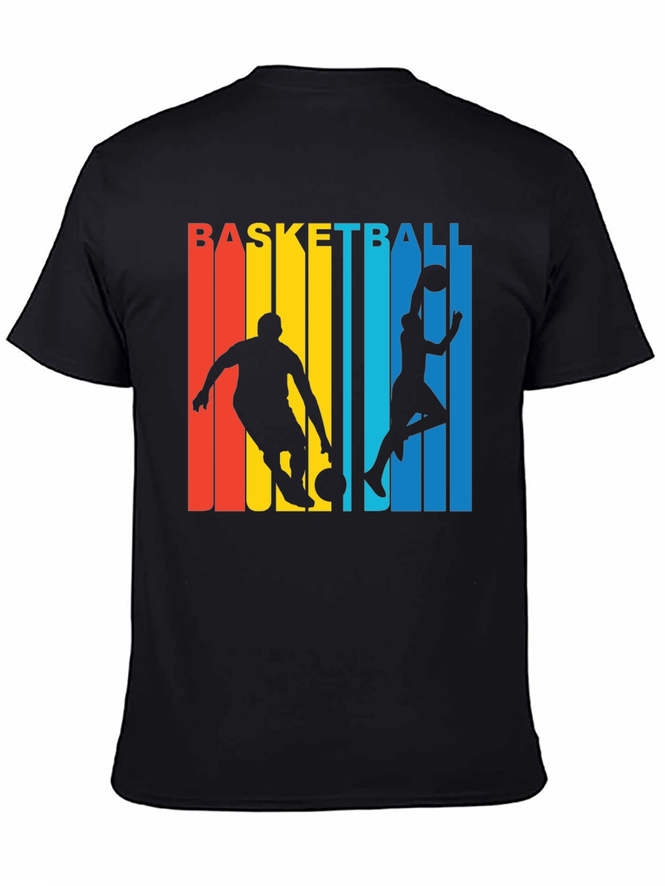 Retro Basketball Player Graphic T-Shirt