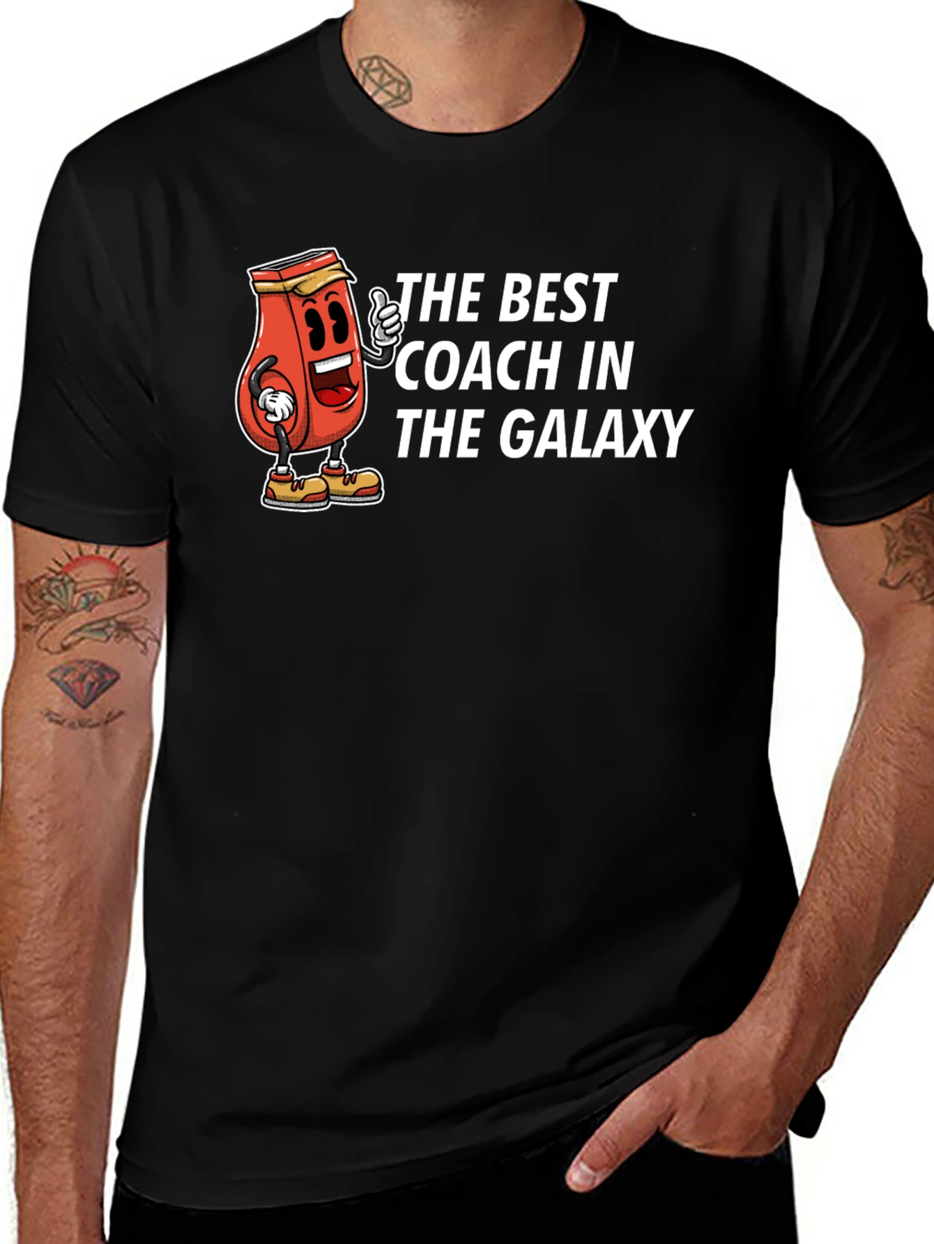 The Best Coach in The Galaxy Graphic T-Shirt