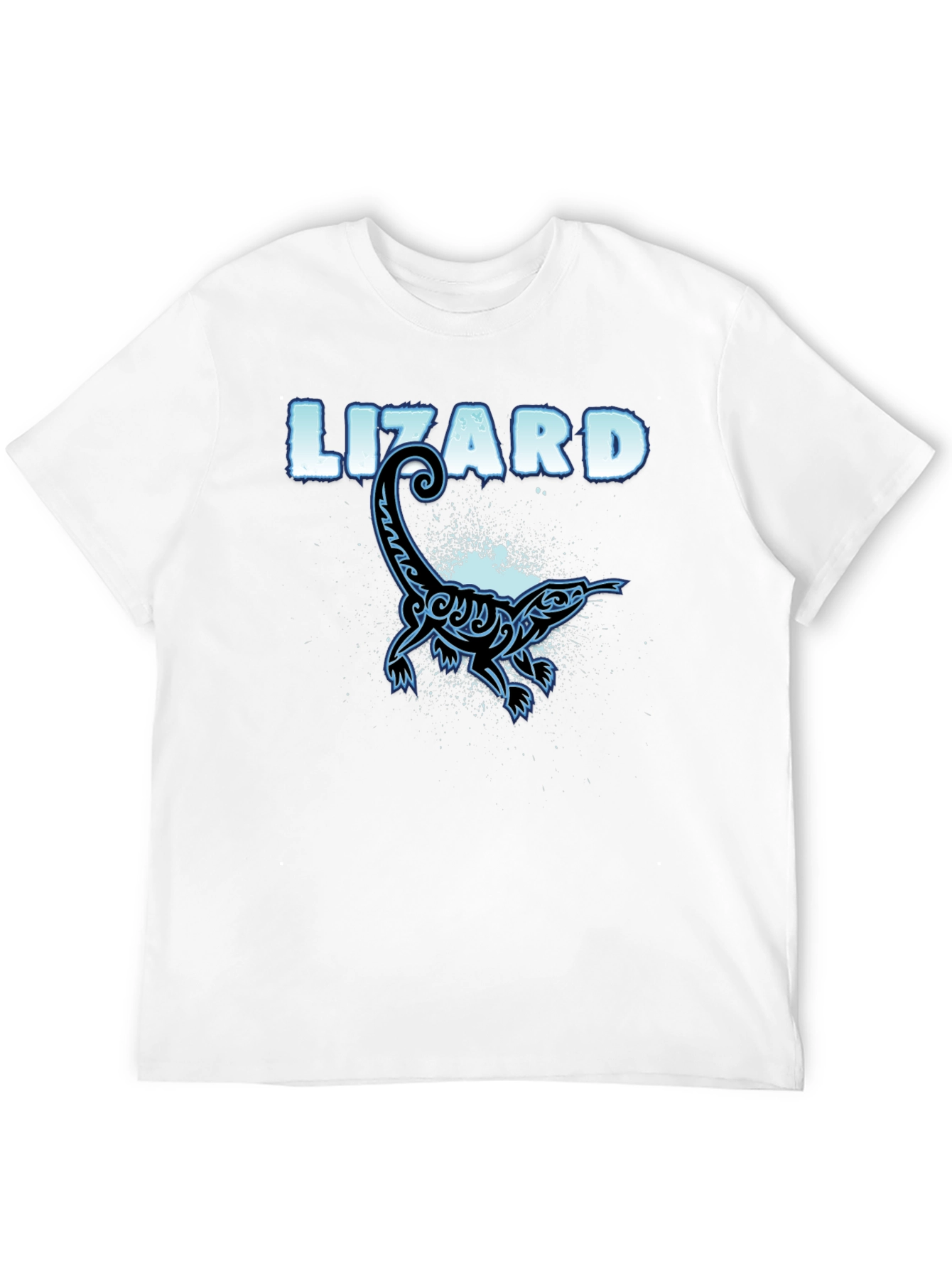 Cool Lizard Graphic T-Shirt - Black Cotton Tee