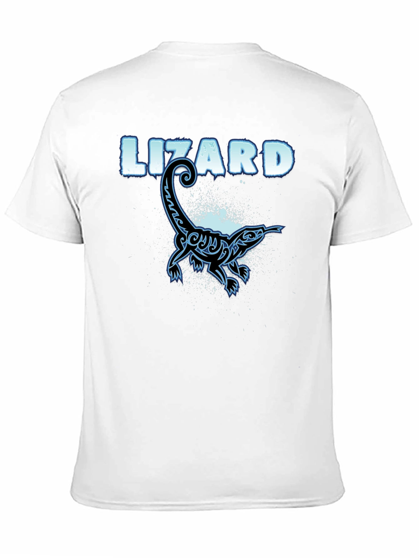 Cool Lizard Graphic T-Shirt - Black Cotton Tee