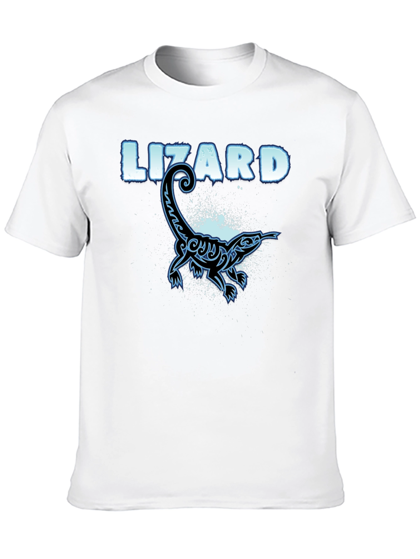 Cool Lizard Graphic T-Shirt - Black Cotton Tee