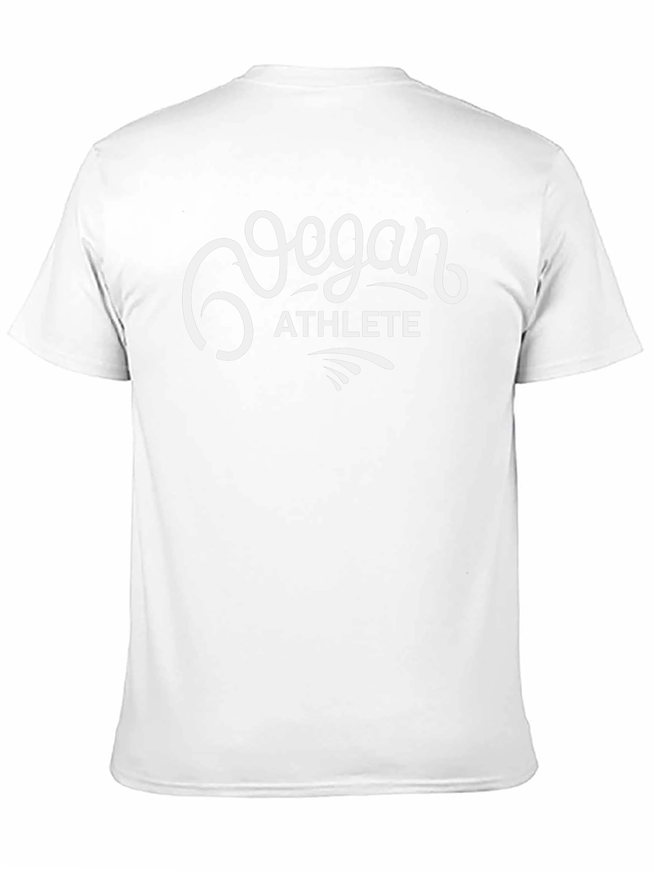 Vegan Athlete Graphic Tee - Black