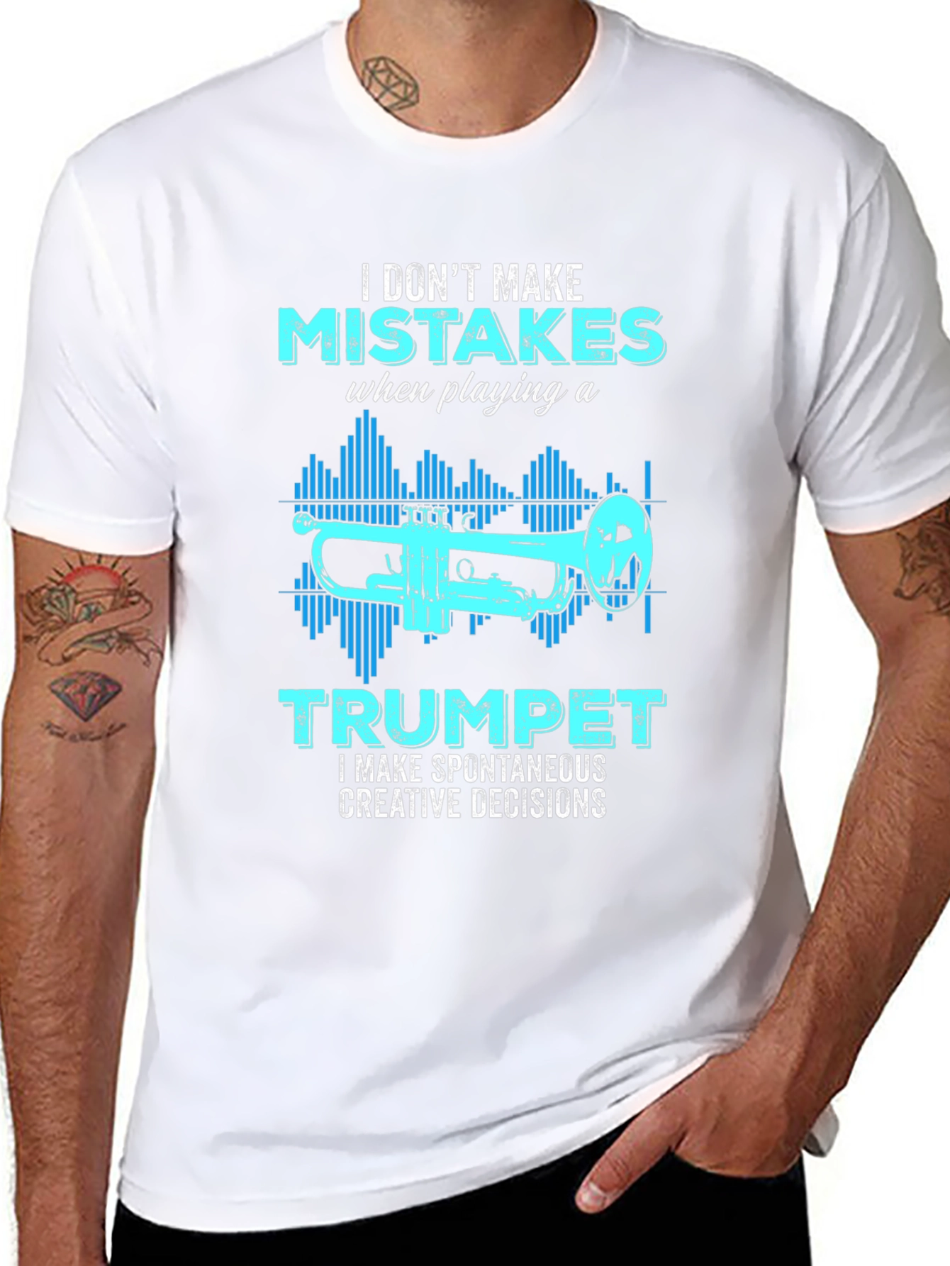 Trumpet Player T-Shirt: I Dont Make Mistakes