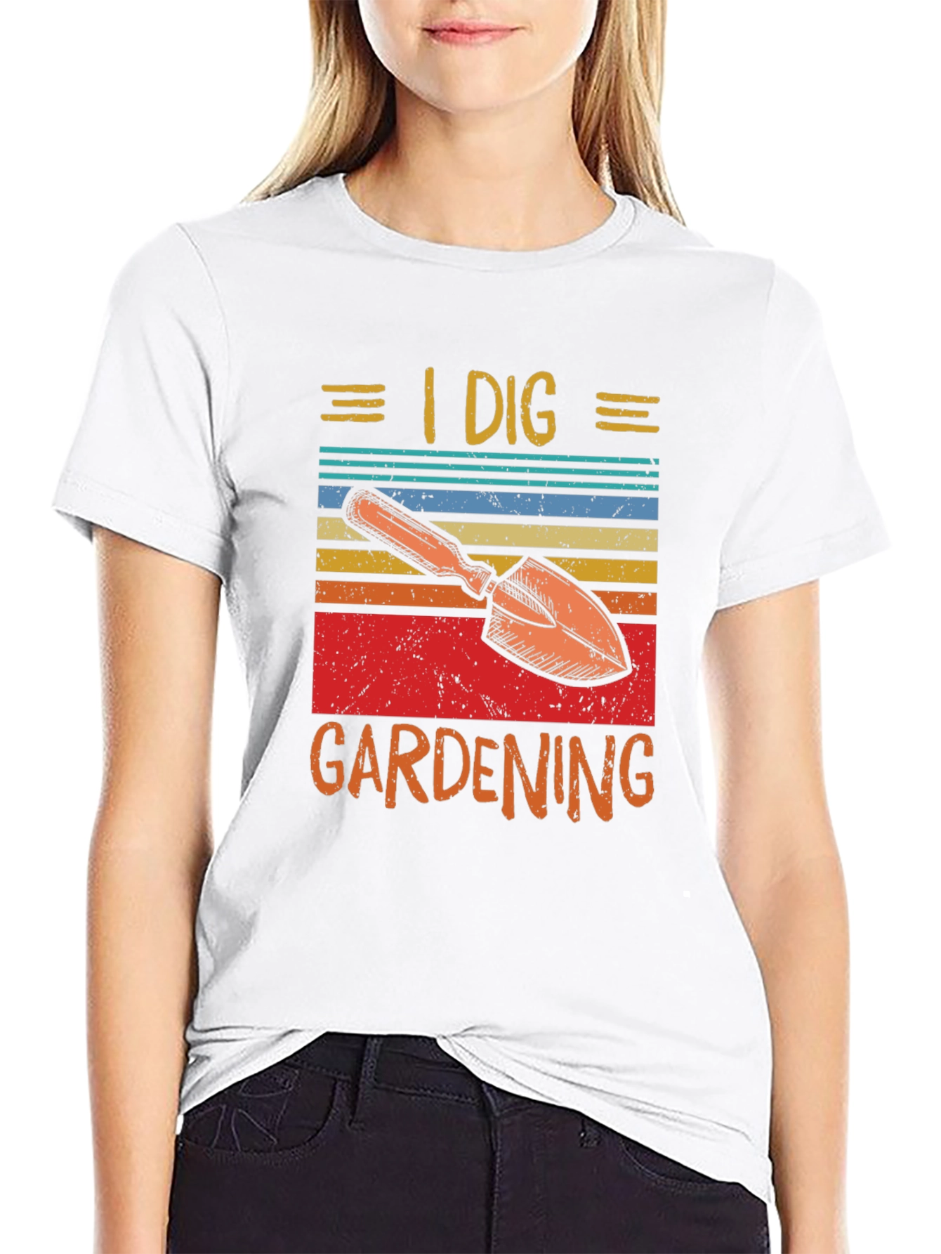 I Dig Gardening T-Shirt - Retro Design