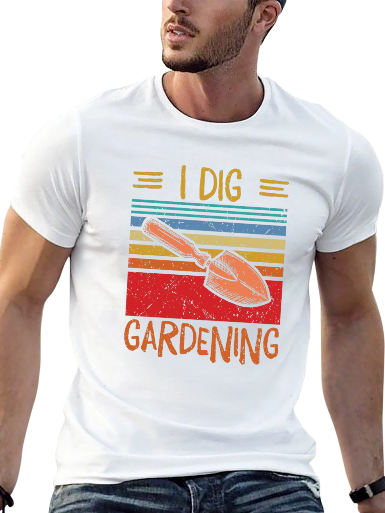 I Dig Gardening T-Shirt - Retro Design