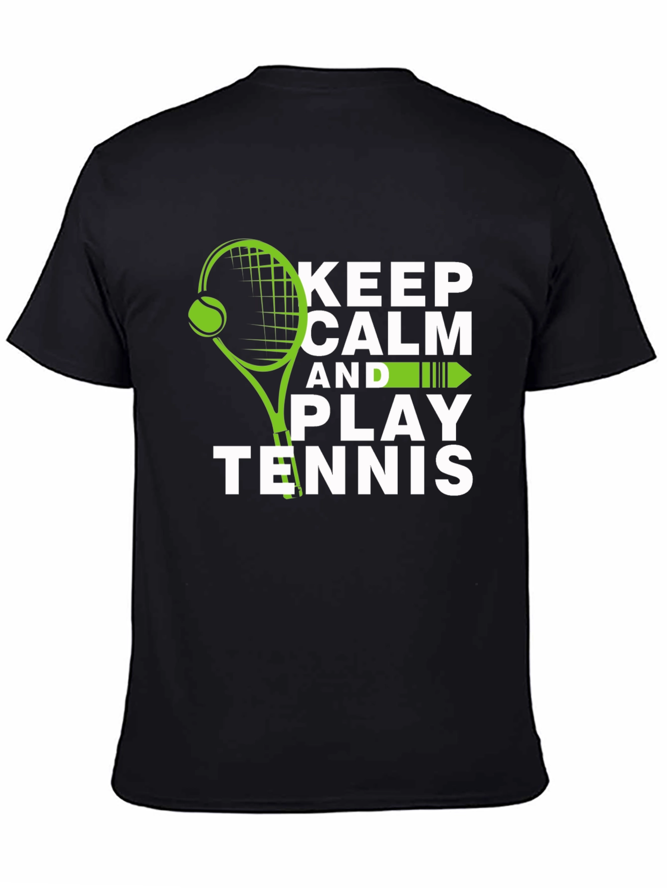 Keep Calm and Play Tennis Graphic Tee