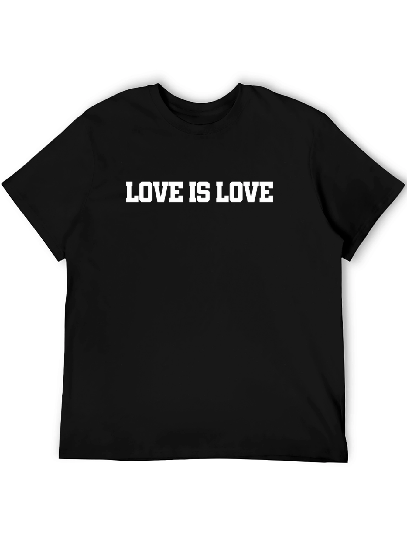 Love Is Love Graphic Tee - Black