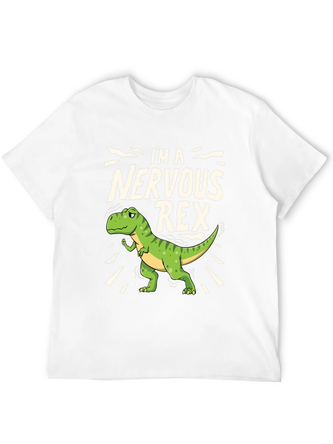 Nervous Rex T-Shirt - Funny Dino Tee