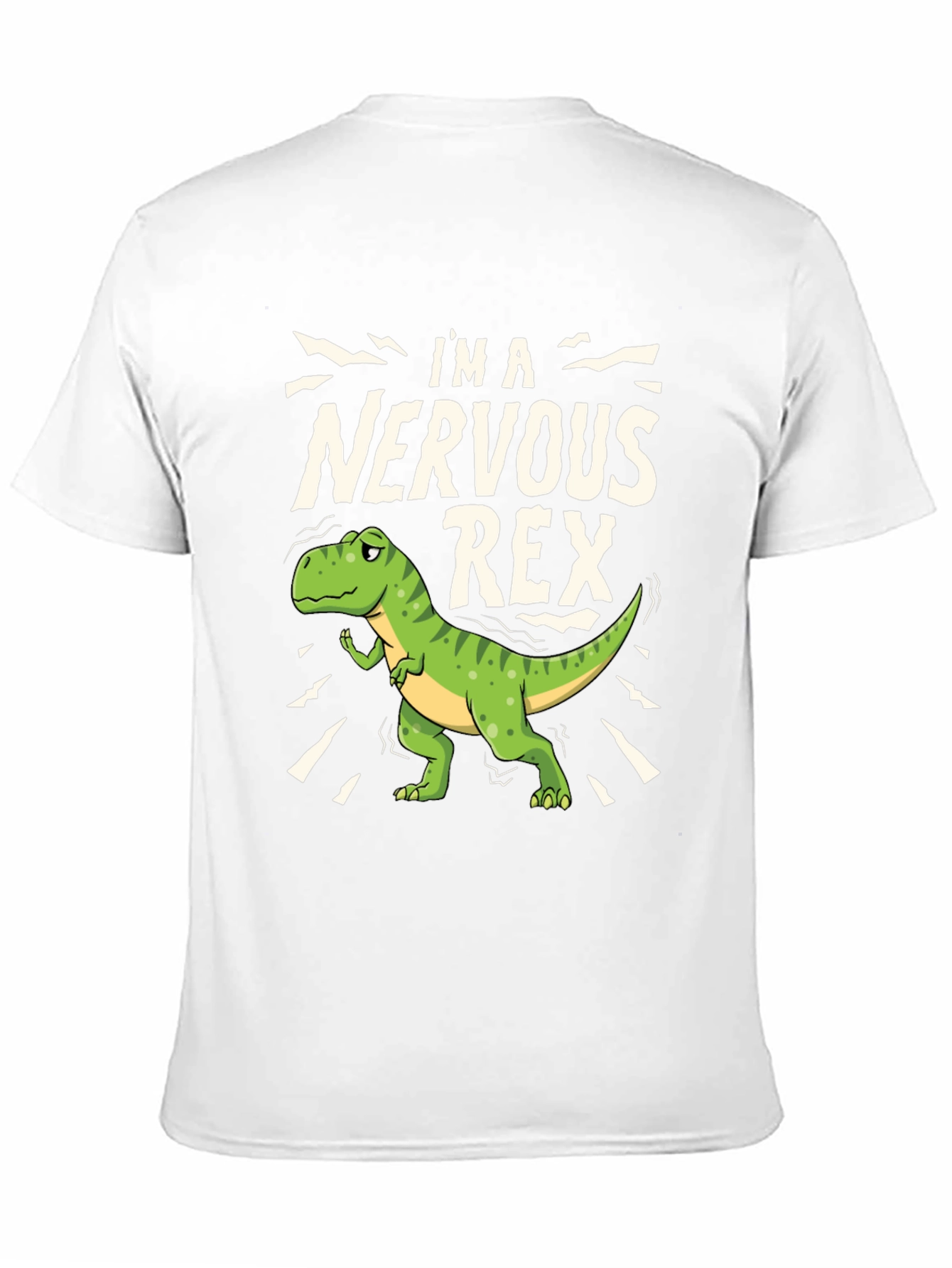Nervous Rex T-Shirt - Funny Dino Tee