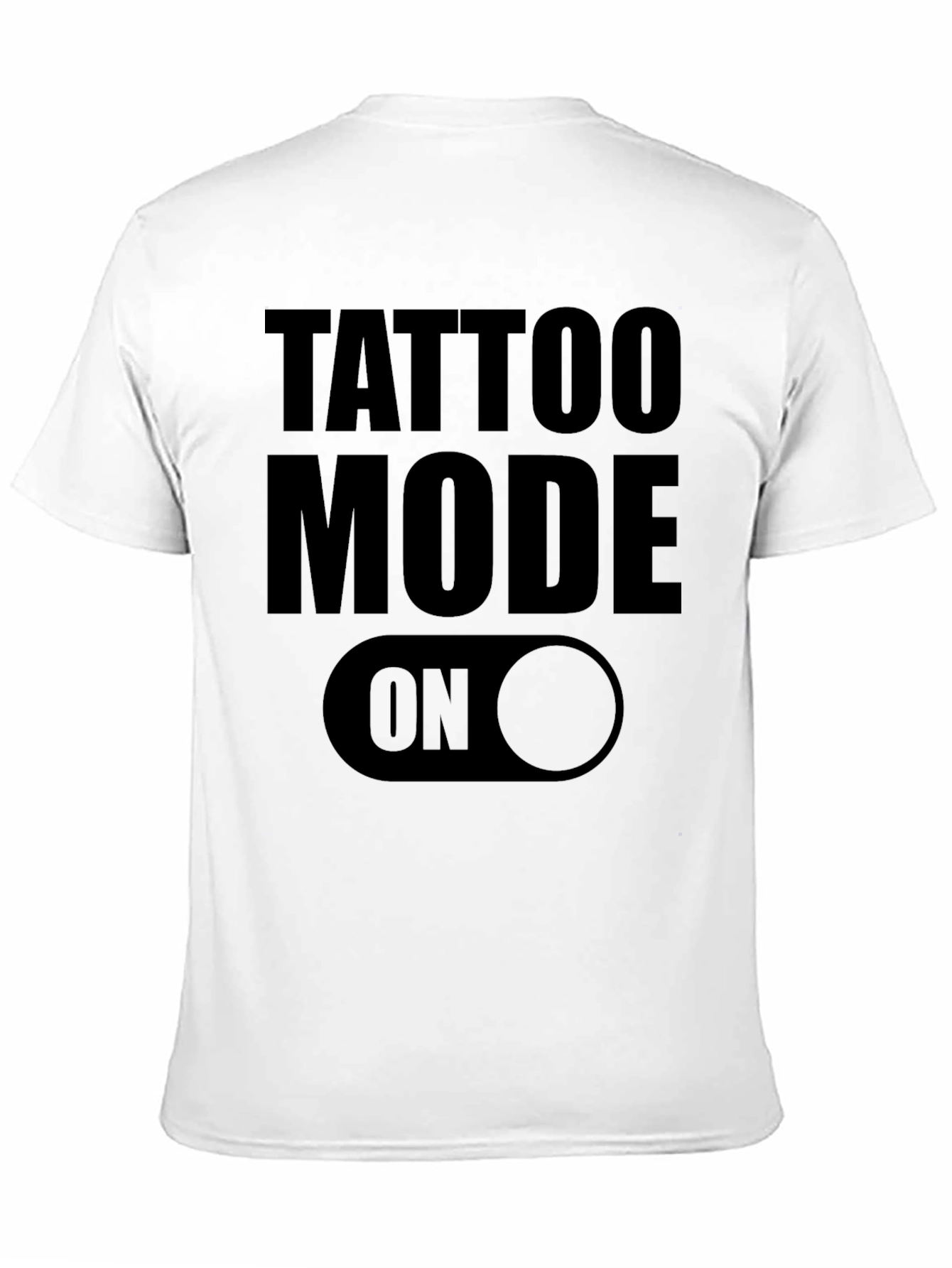 Tattoo Mode On Black Graphic Tee Shirt