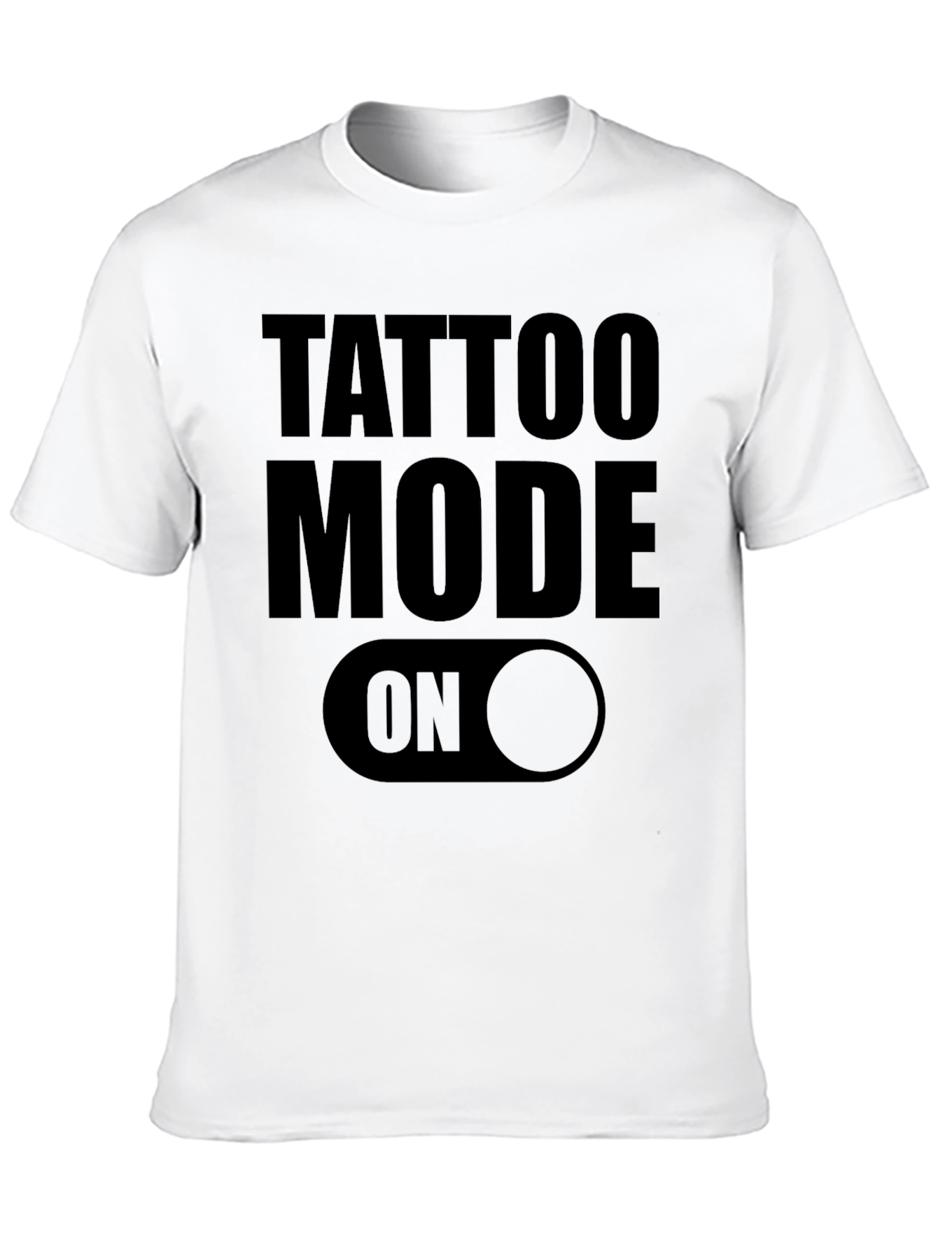 Tattoo Mode On Black Graphic Tee Shirt