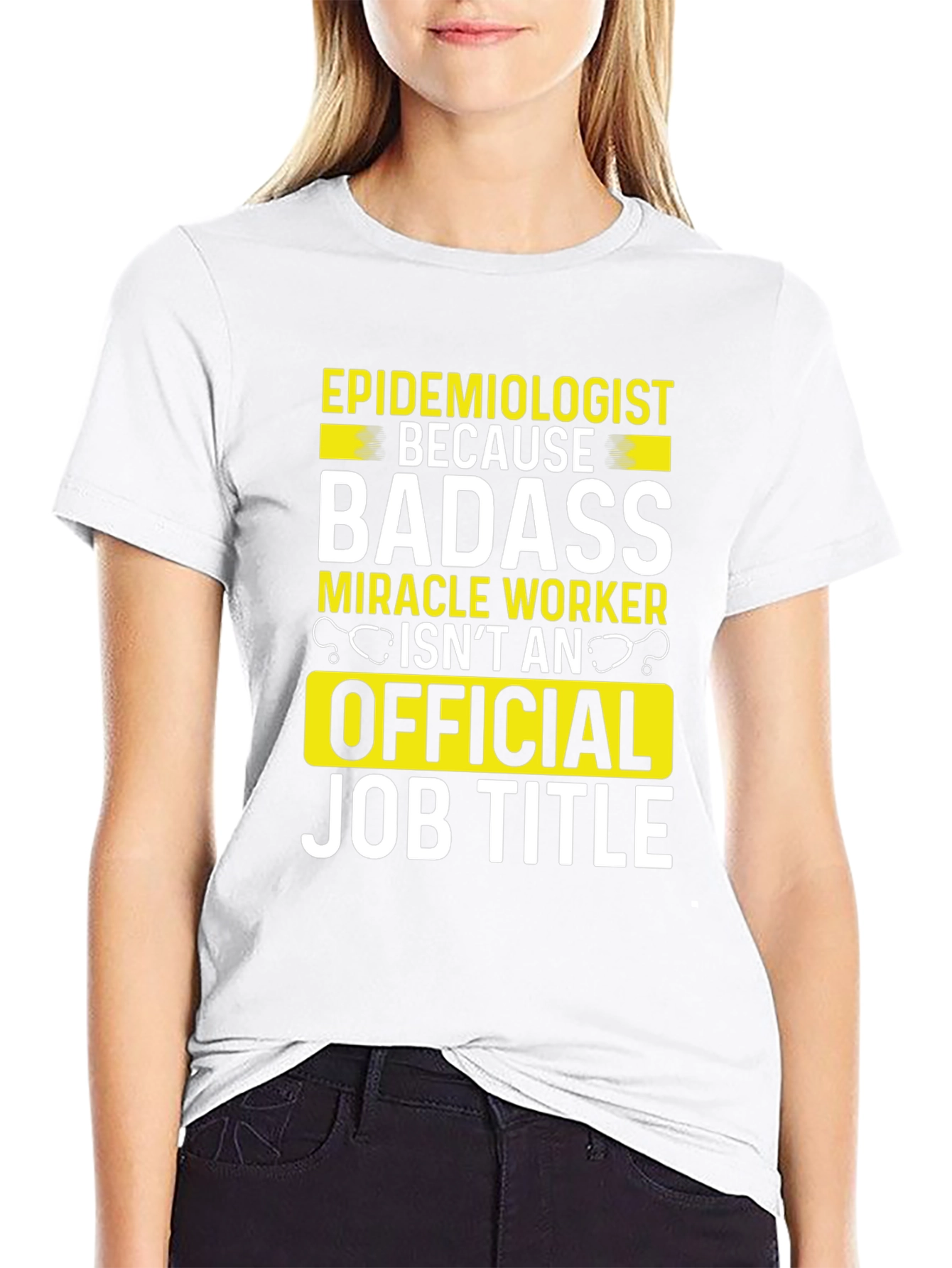Epidemiologist Badass Job Title T-Shirt