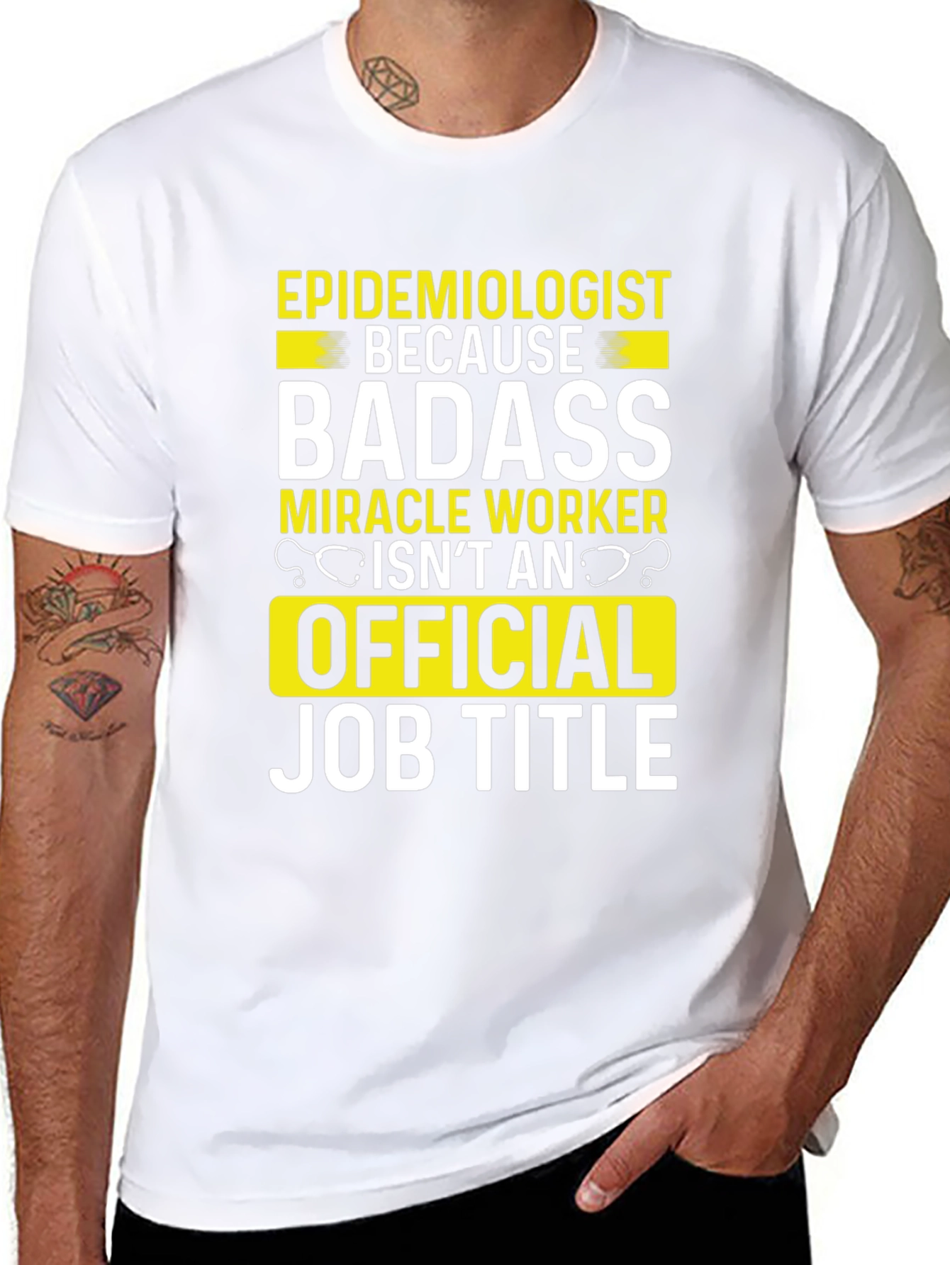 Epidemiologist Badass Job Title T-Shirt