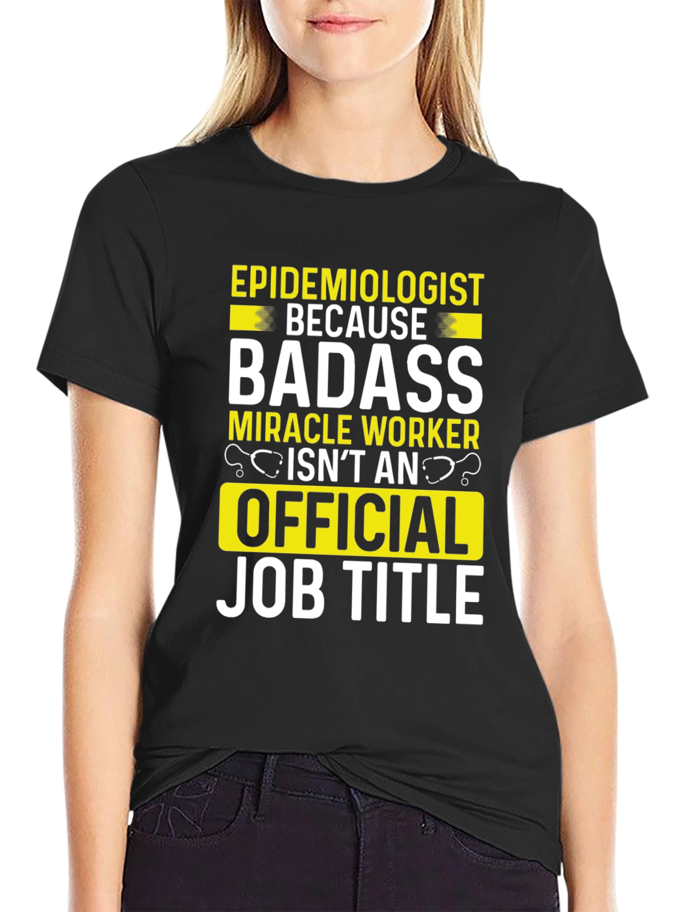 Epidemiologist Badass Job Title T-Shirt