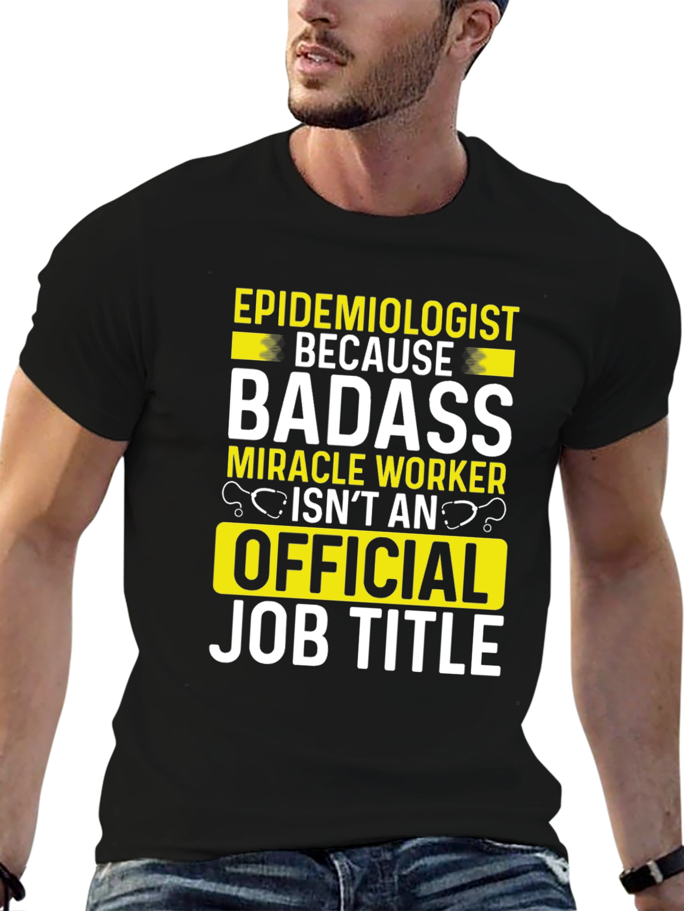 Epidemiologist Badass Job Title T-Shirt