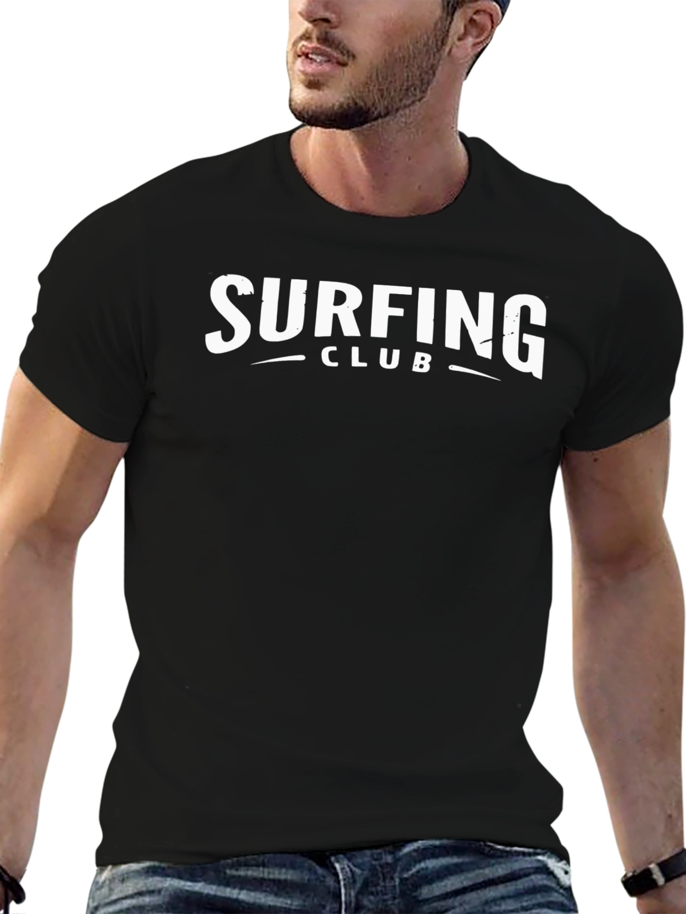 Surfing Club Graphic Tee - Cool Casual Style