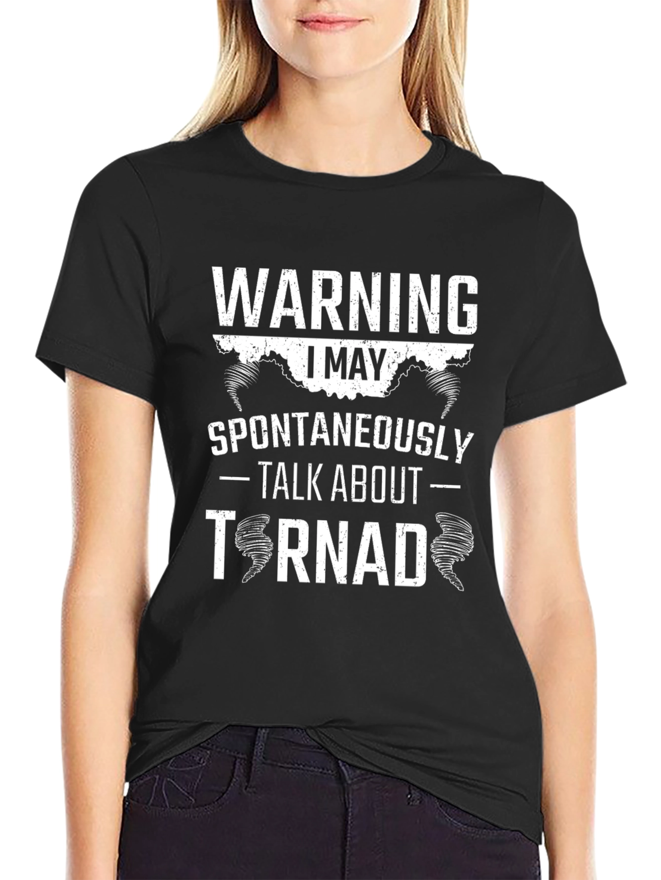 Tornado Enthusiast T-Shirt - Warning: May Spontaneously Talk