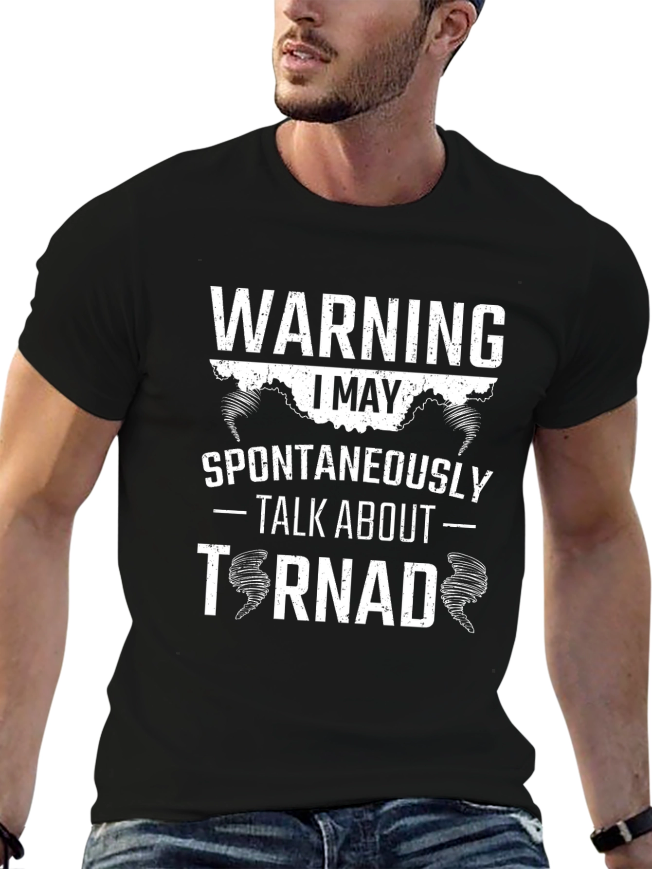 Tornado Enthusiast T-Shirt - Warning: May Spontaneously Talk