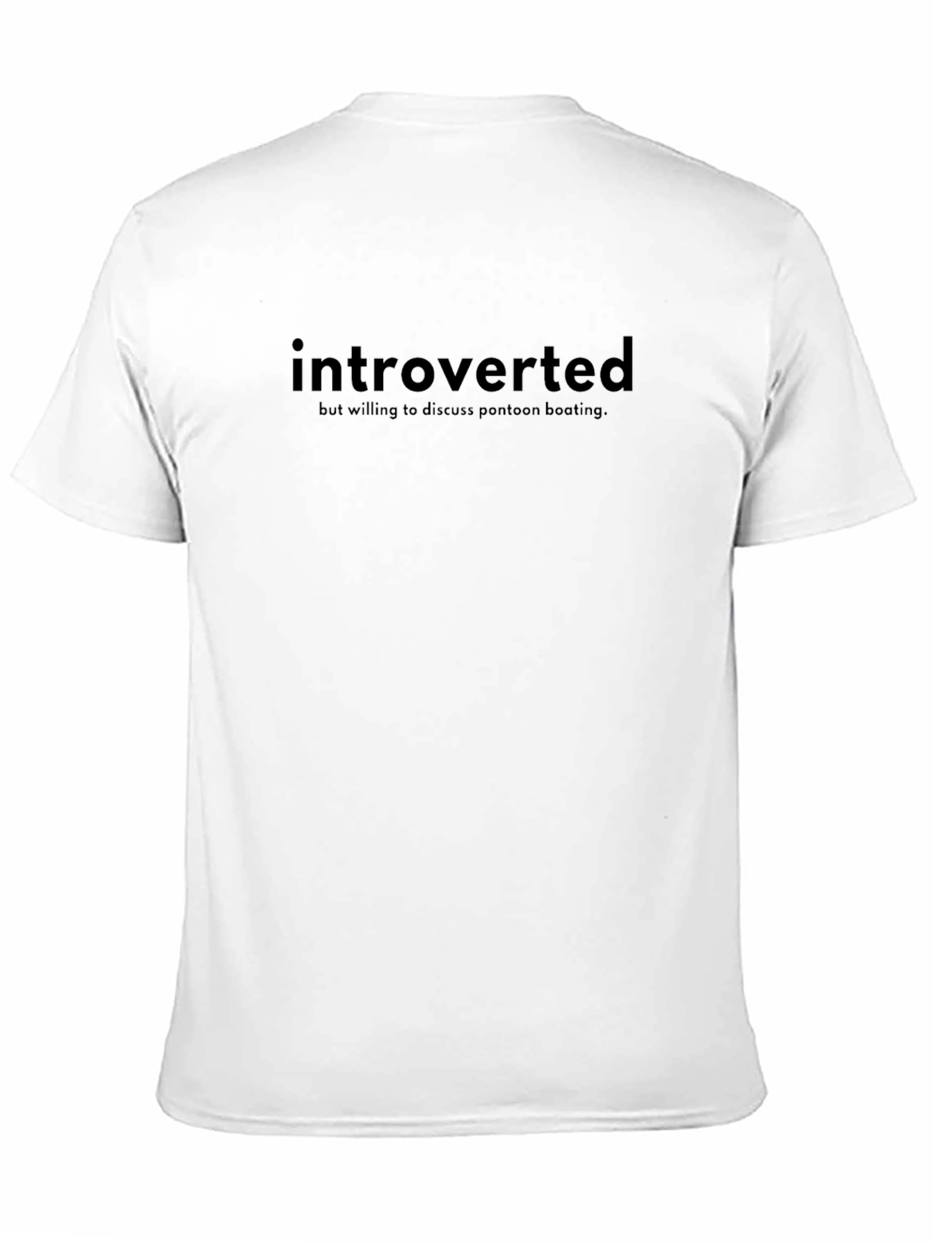 Introverted Pontoon Boating T-Shirt