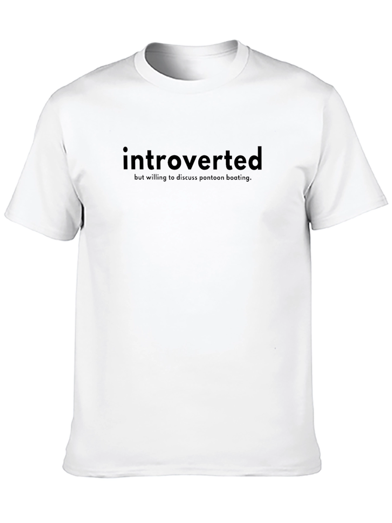 Introverted Pontoon Boating T-Shirt