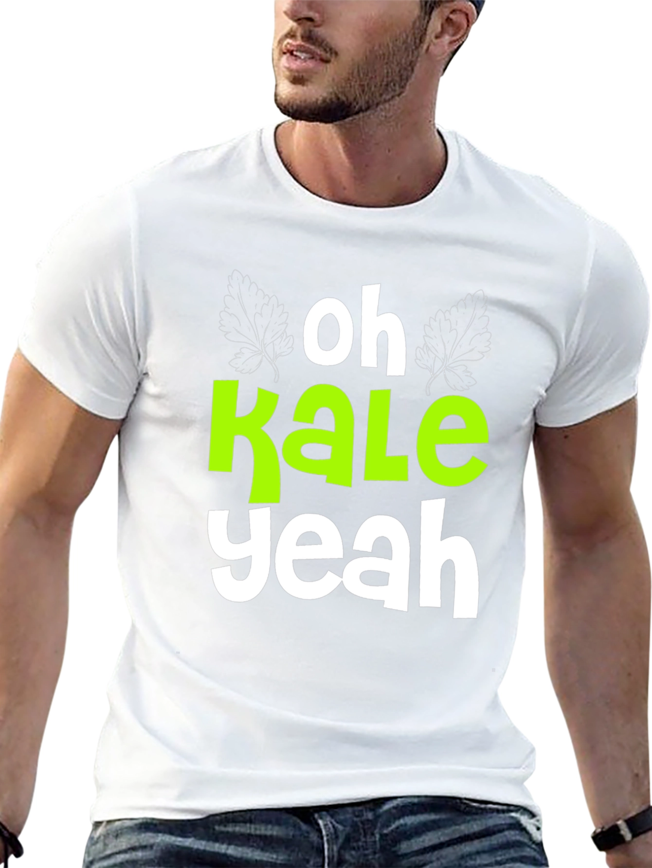 Oh Kale Yeah T-Shirt Funny Vegan Tee