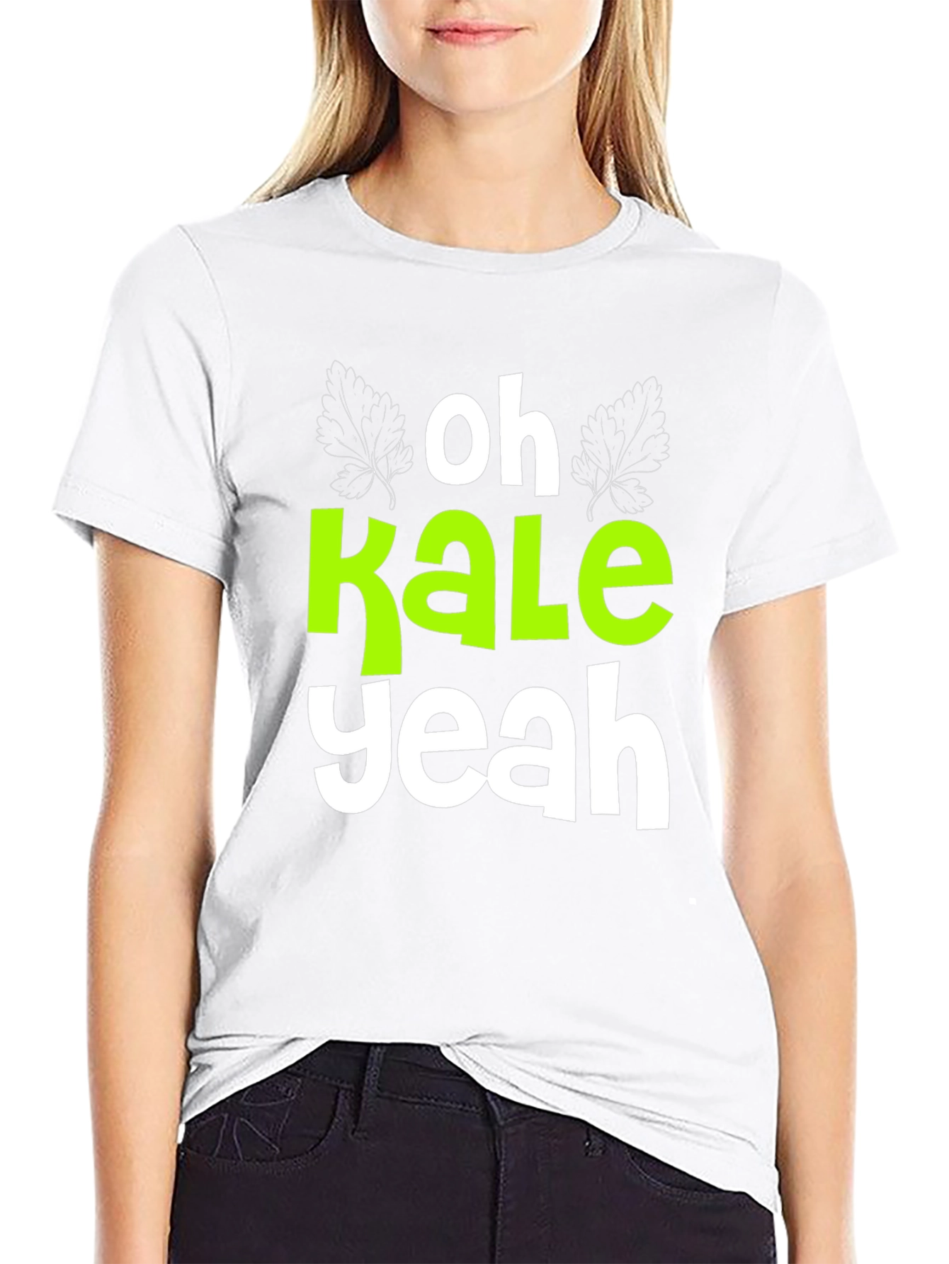 Oh Kale Yeah T-Shirt Funny Vegan Tee