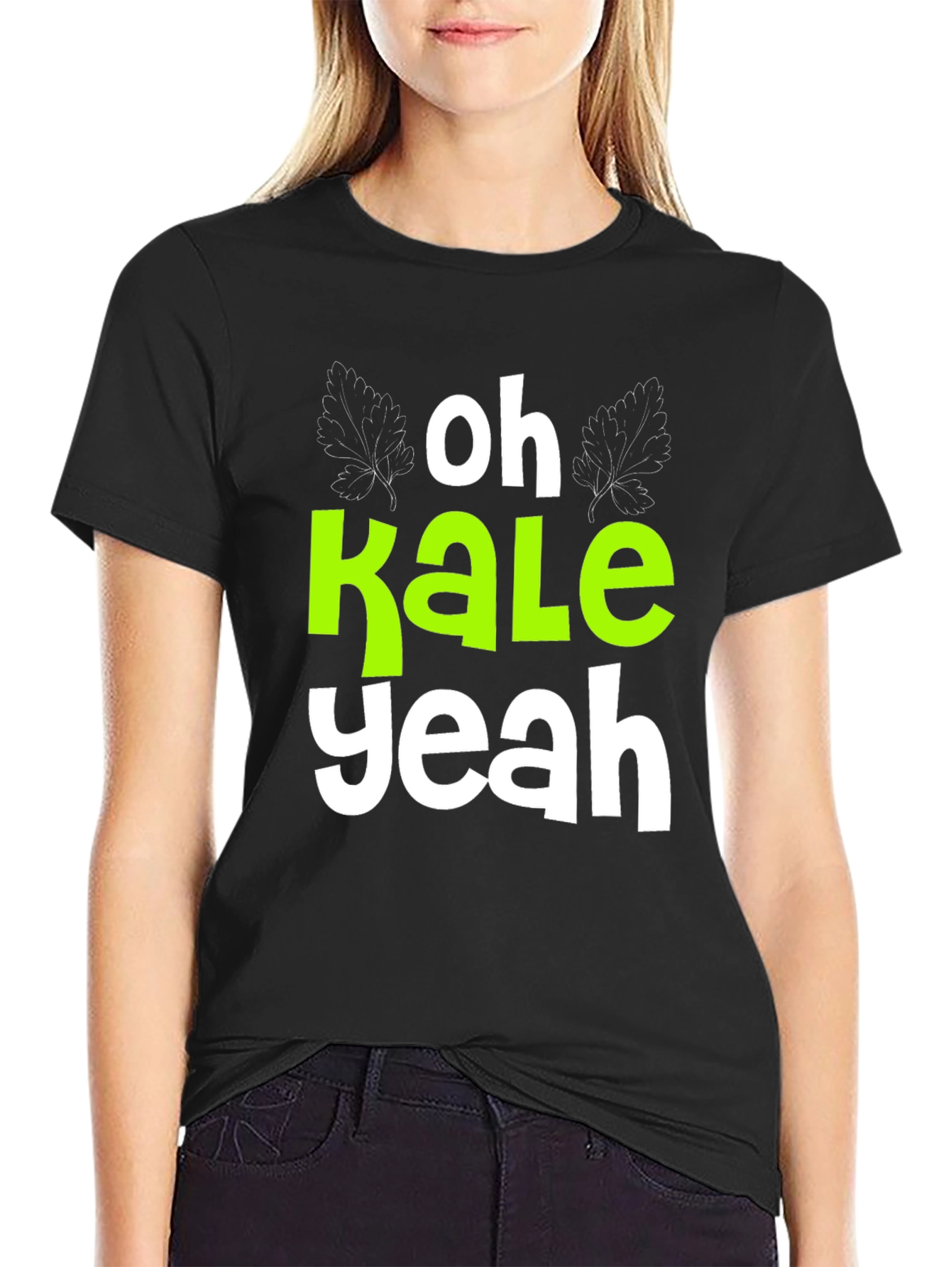 Oh Kale Yeah T-Shirt Funny Vegan Tee