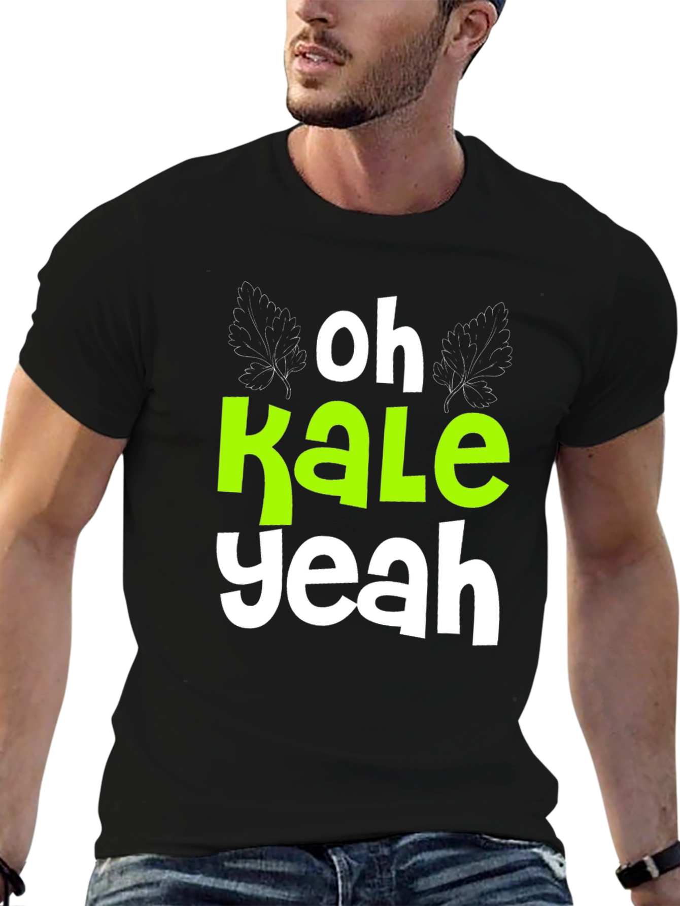 Oh Kale Yeah T-Shirt Funny Vegan Tee