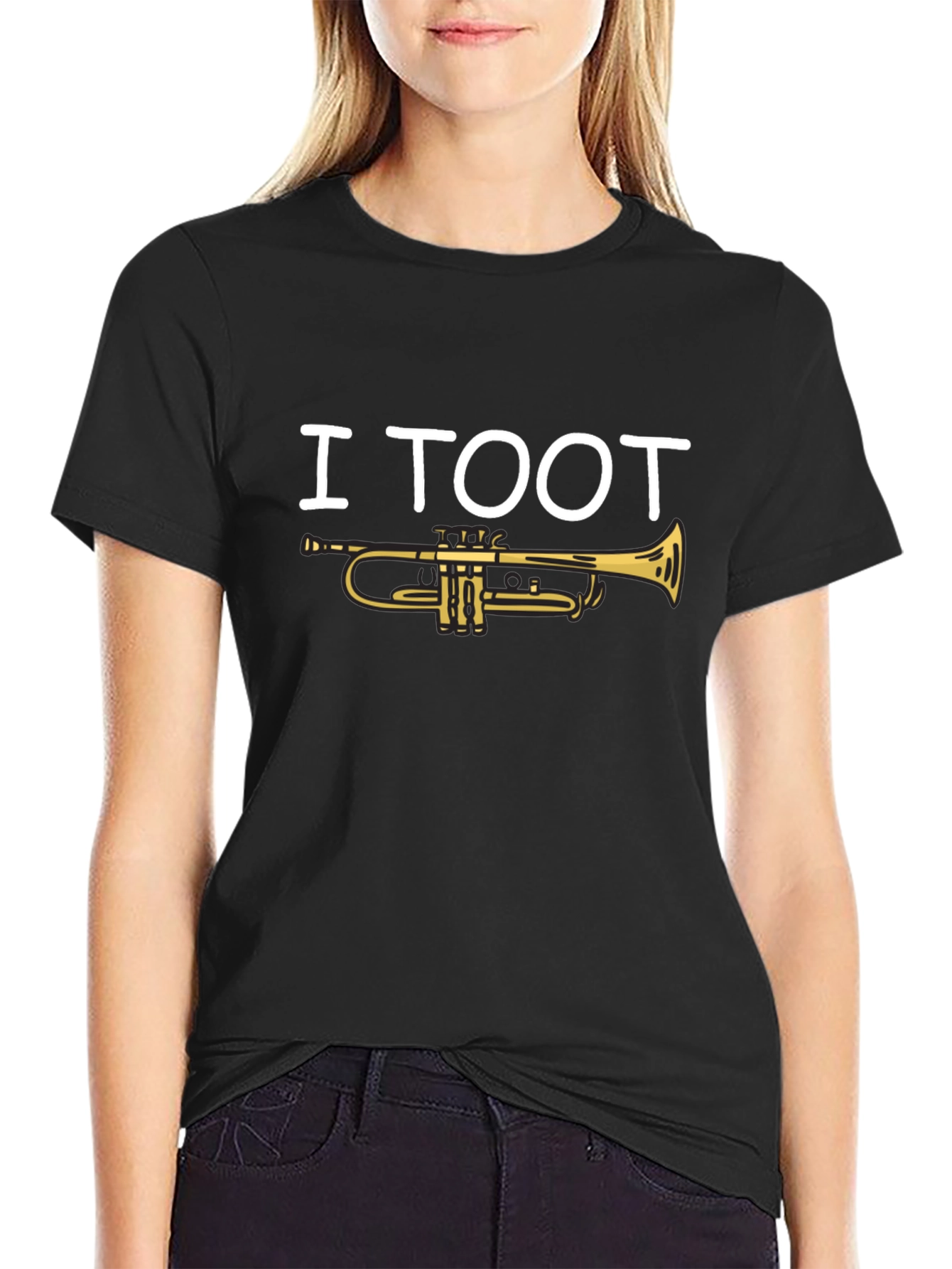 I Toot Trumpet T-Shirt - Musician Humor Tee