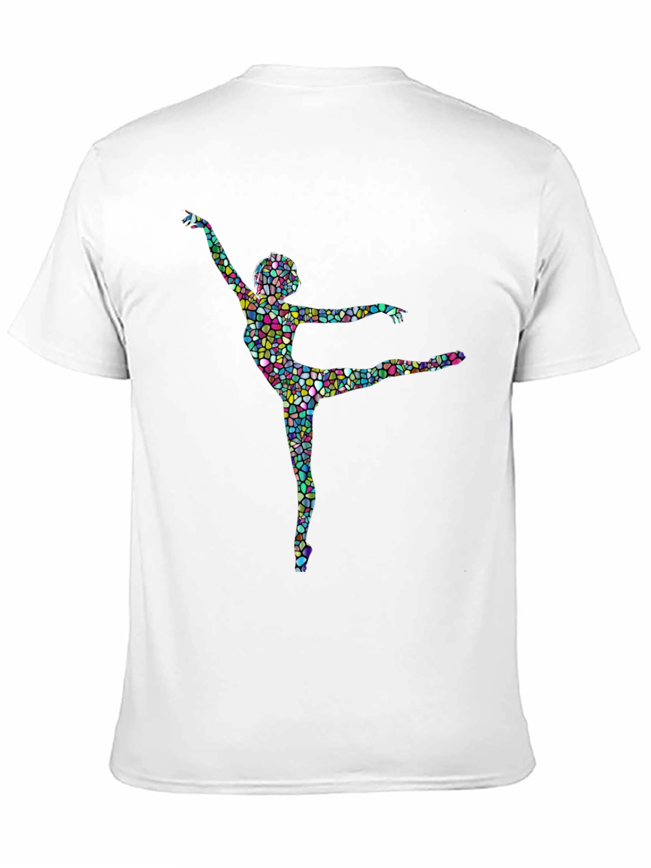 Mosaic Ballerina Black T-Shirt