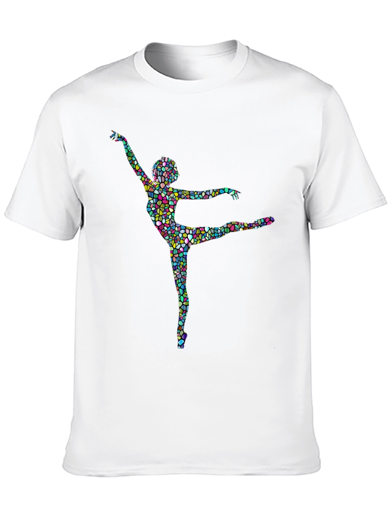 Mosaic Ballerina Black T-Shirt