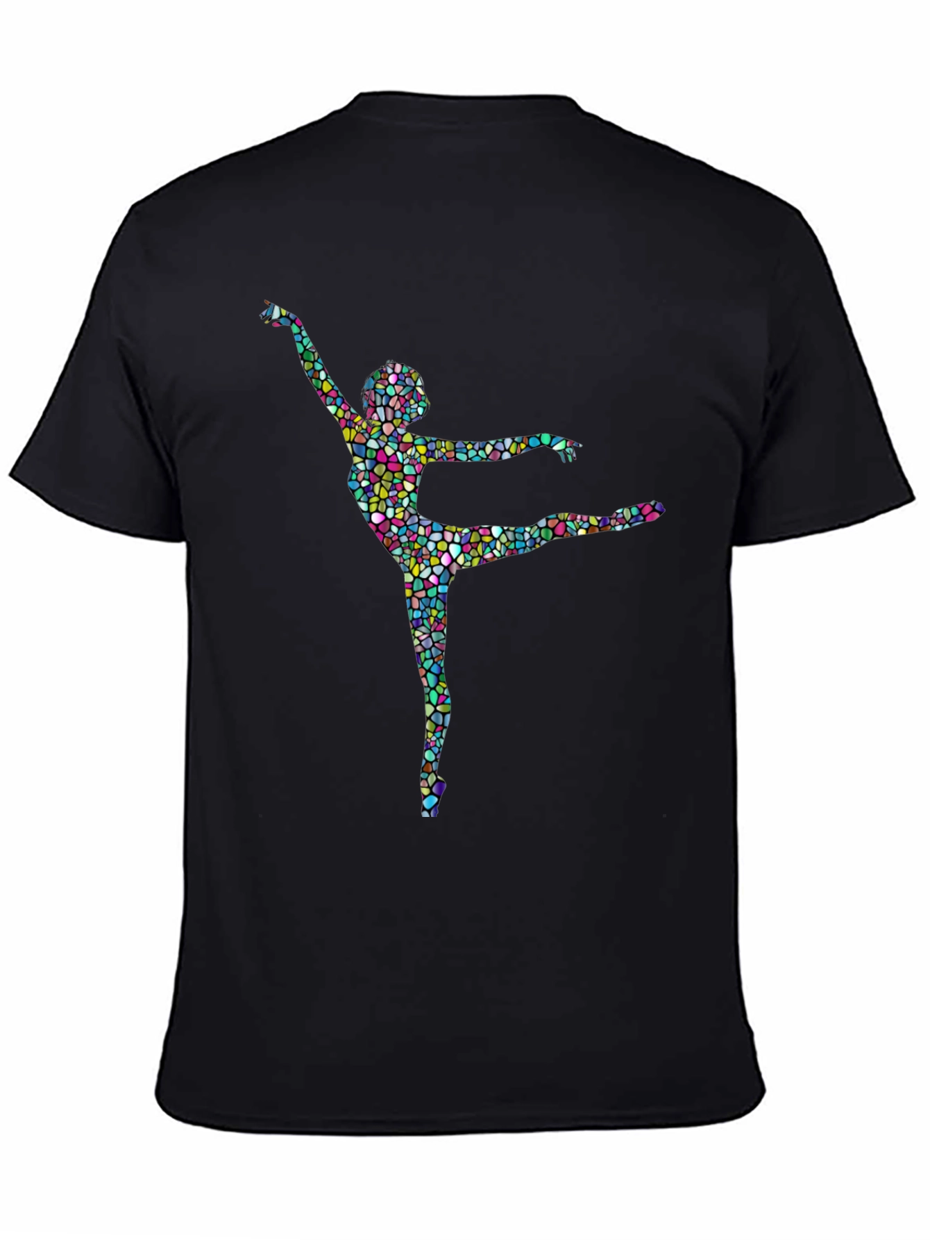 Mosaic Ballerina Black T-Shirt