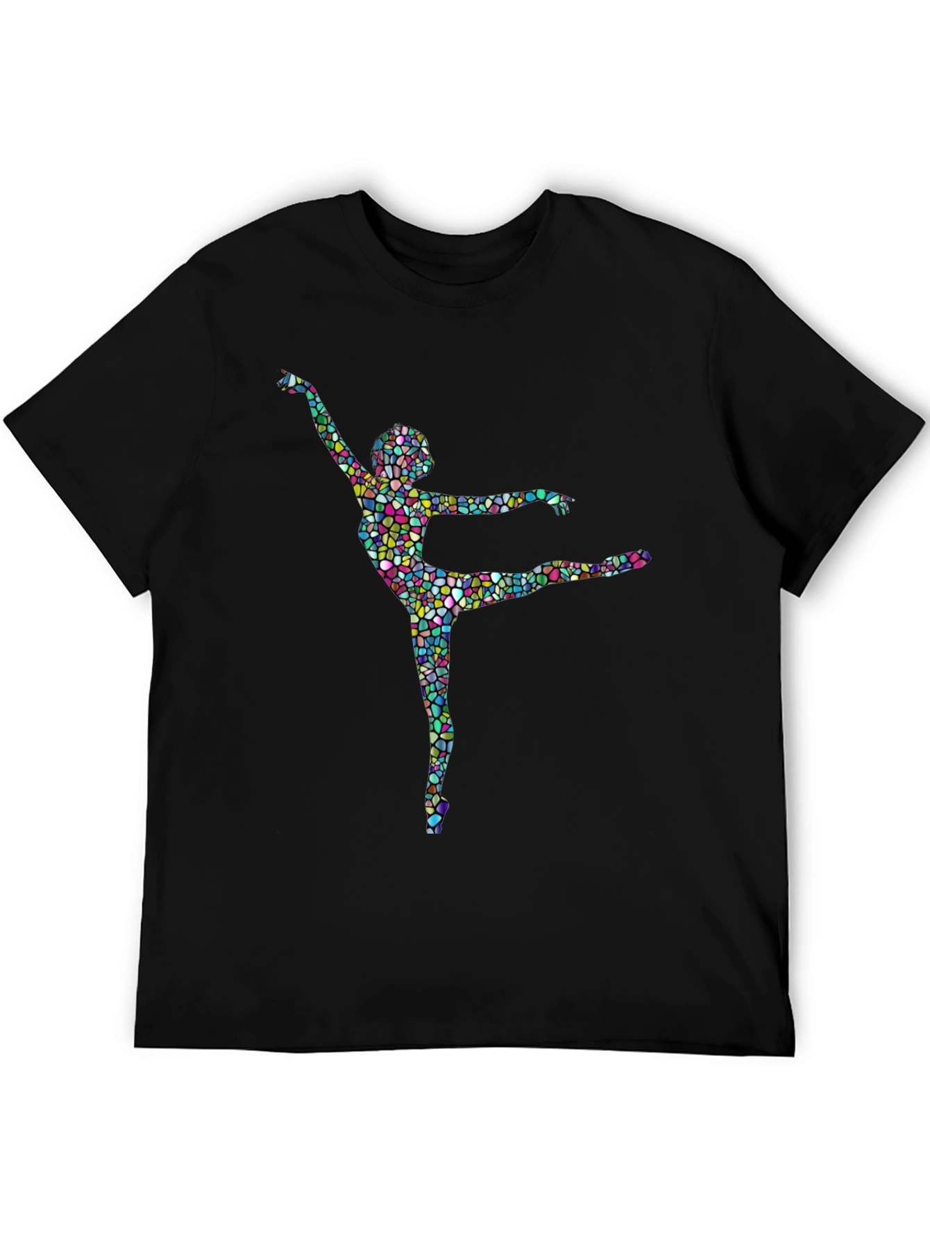 Mosaic Ballerina Black T-Shirt