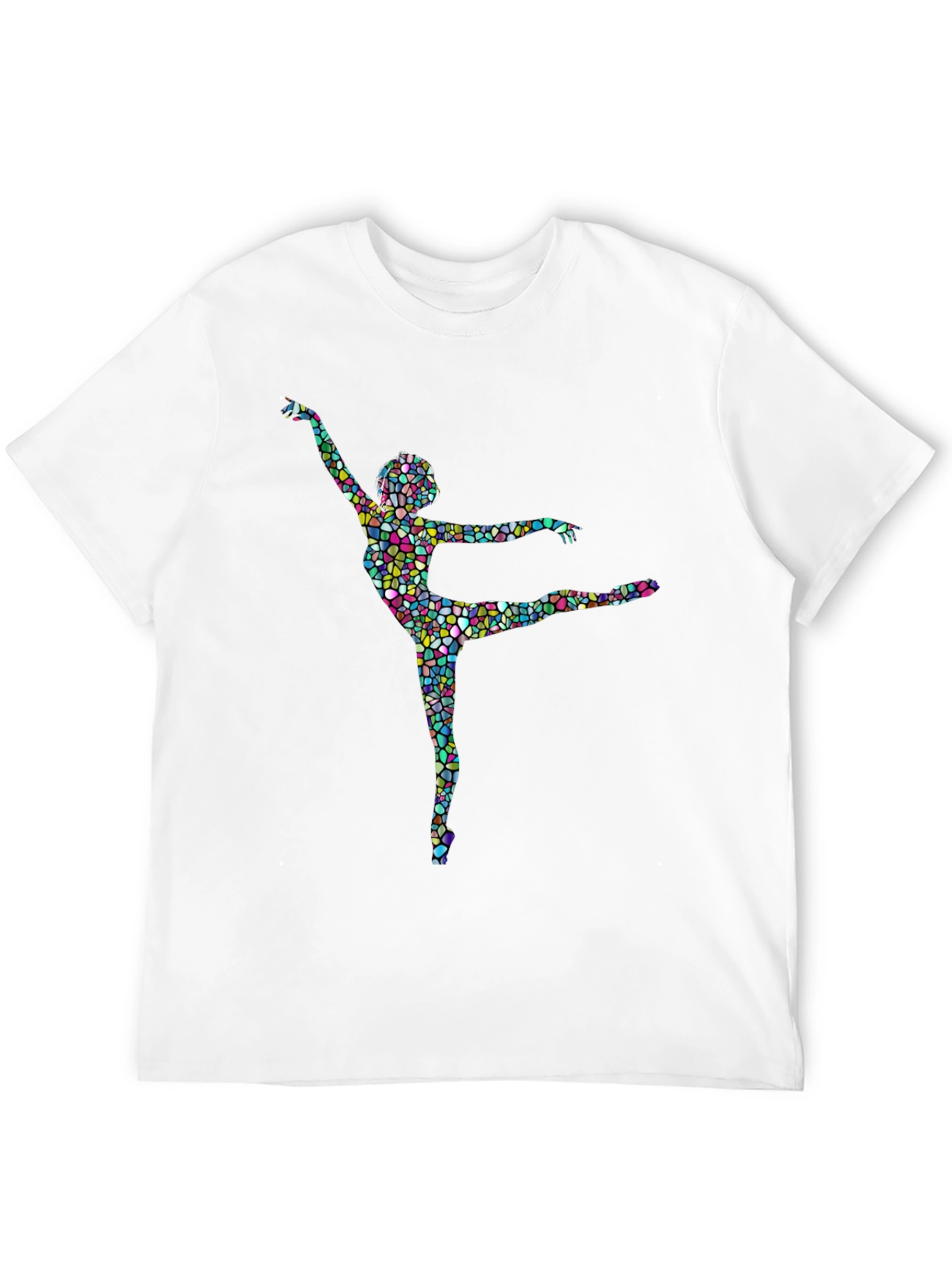Mosaic Ballerina Black T-Shirt