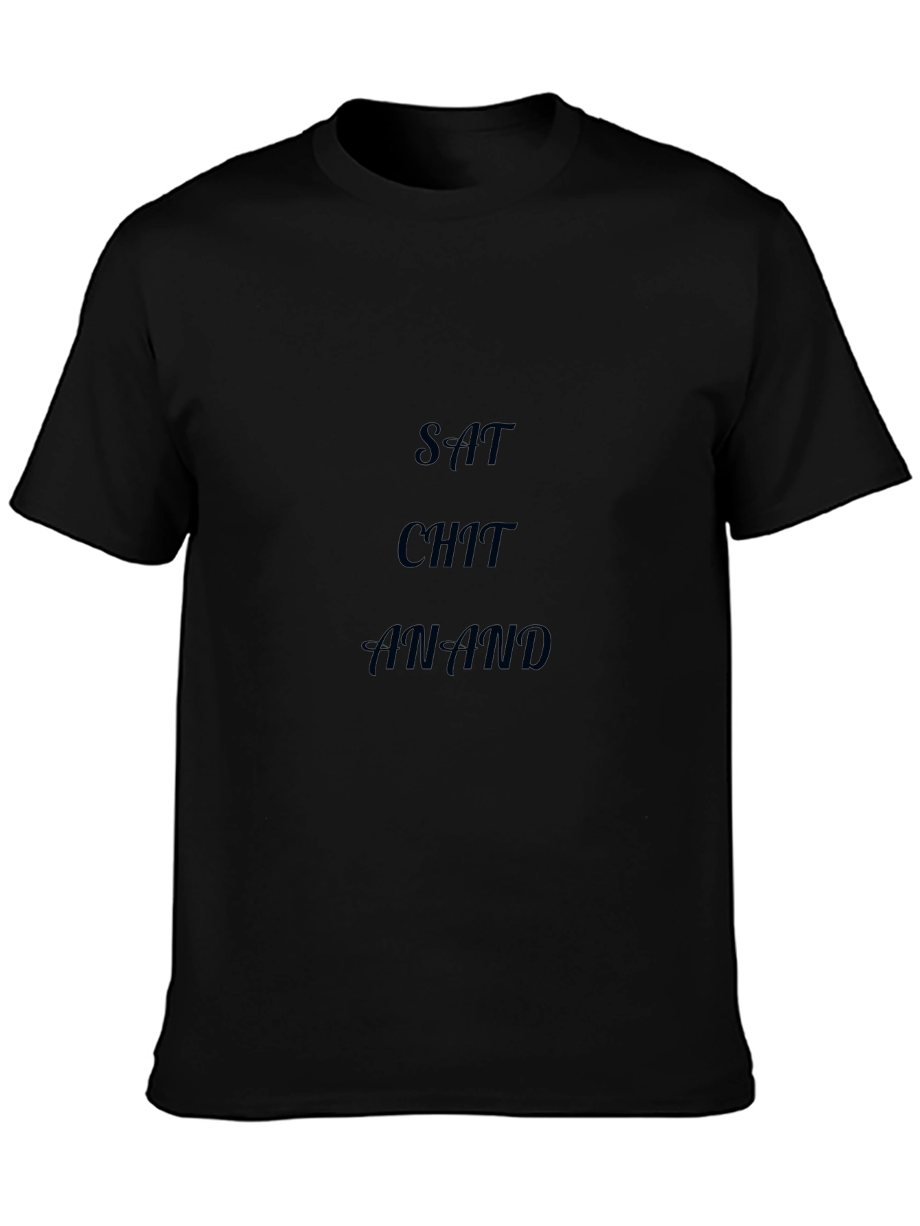 Sat Chit Anand Black T-Shirt