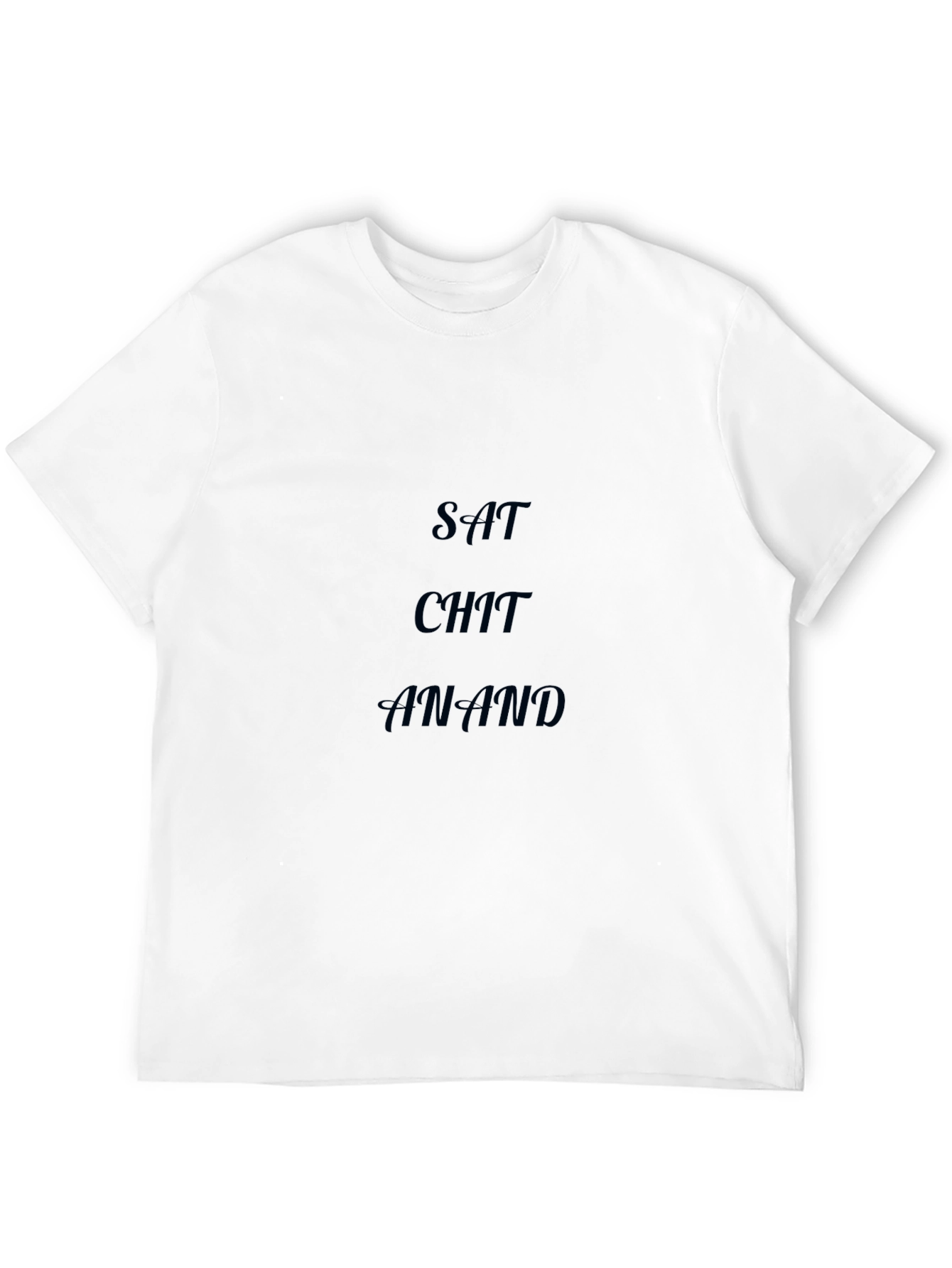 Sat Chit Anand Black T-Shirt
