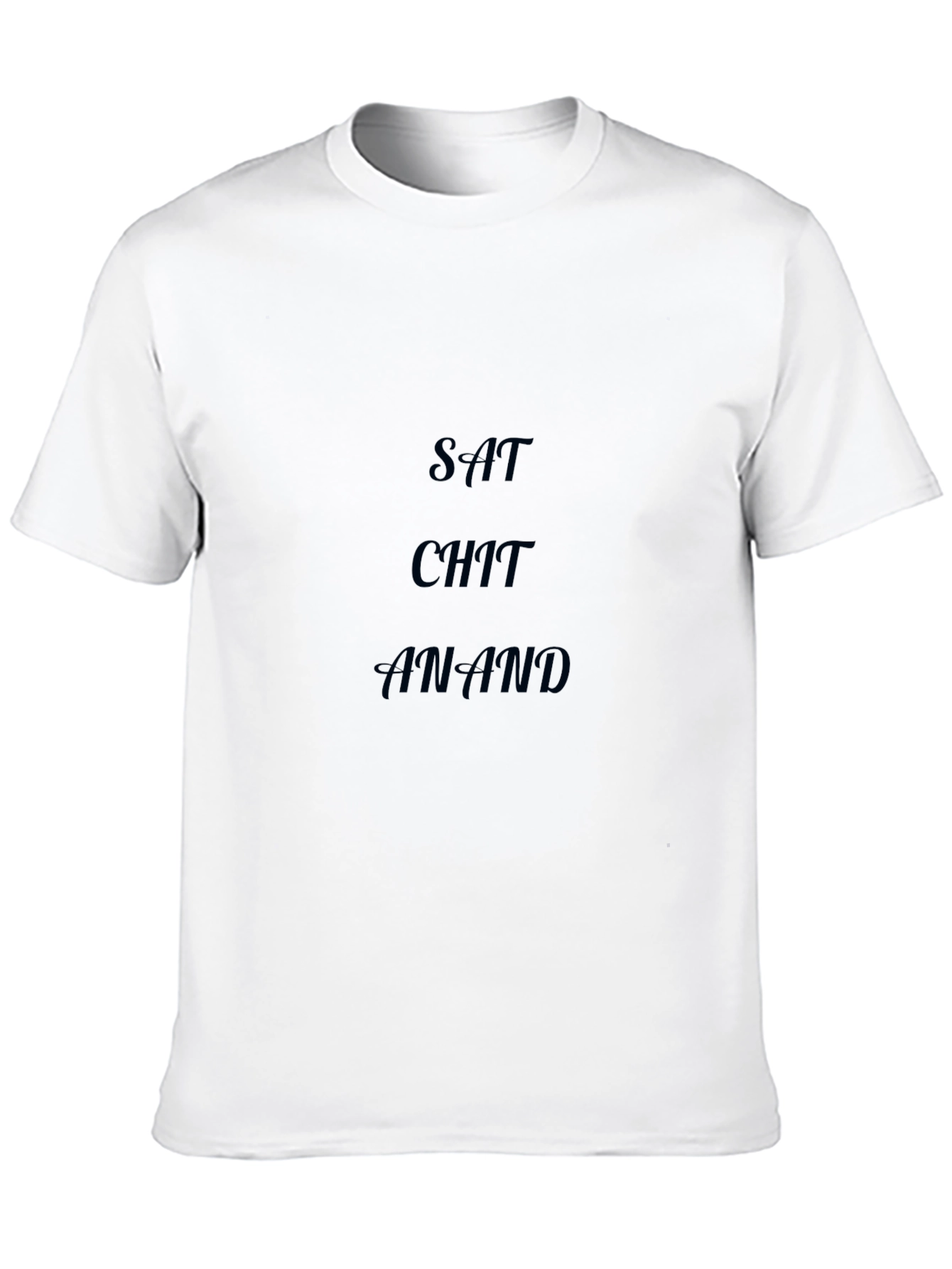 Sat Chit Anand Black T-Shirt