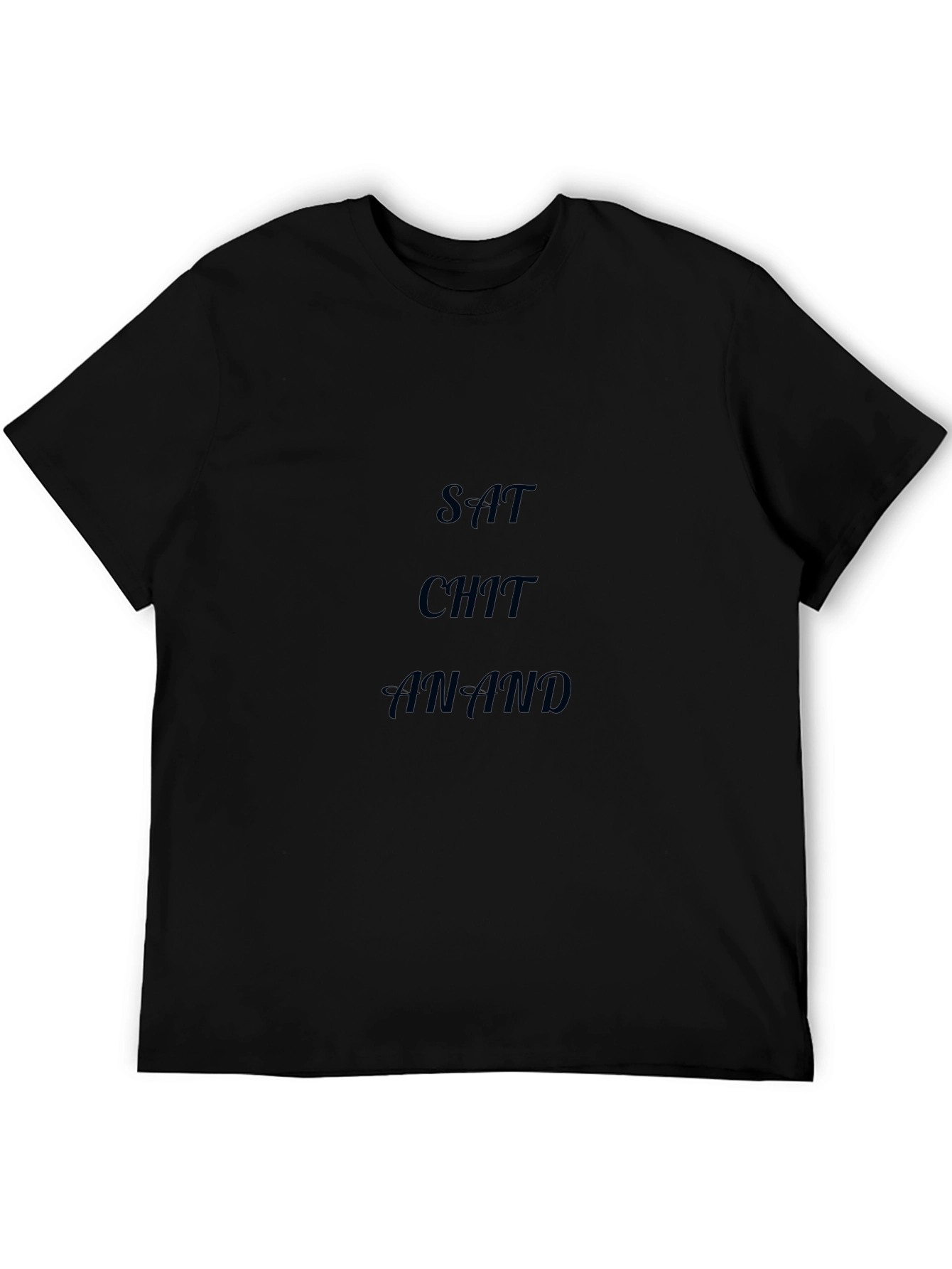 Sat Chit Anand Black T-Shirt