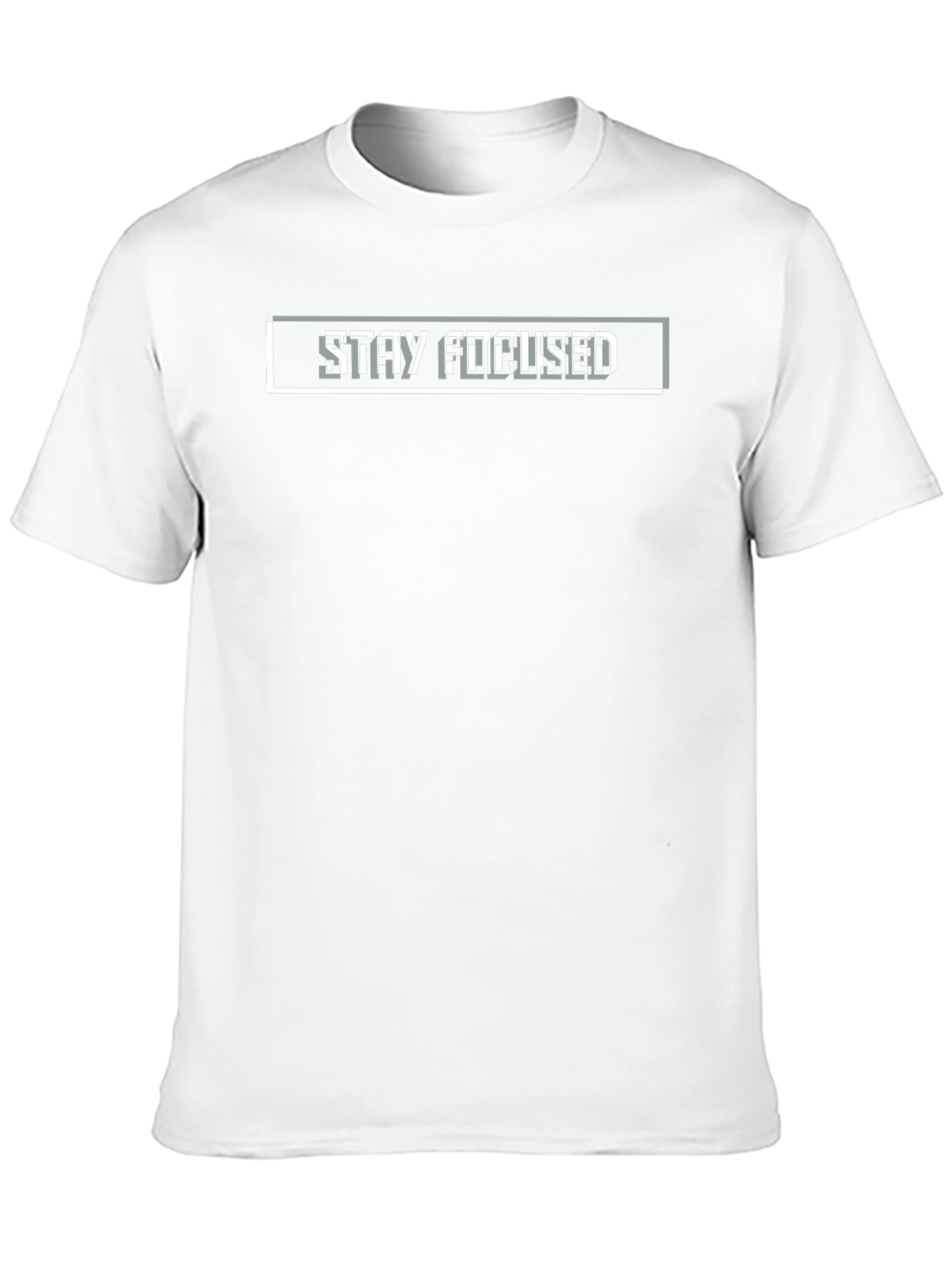 Stay Focused T-Shirt - Pixel Style Motivation