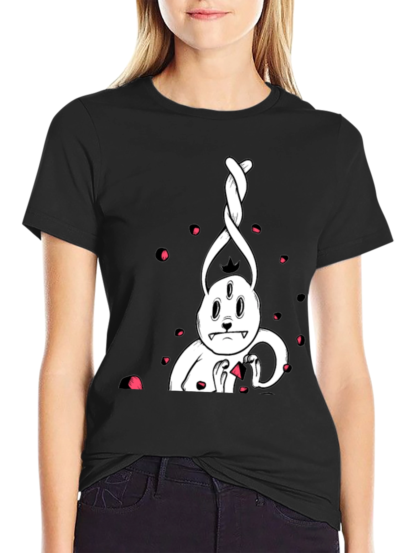 Three-Eyed Rabbit Graphic Tee
