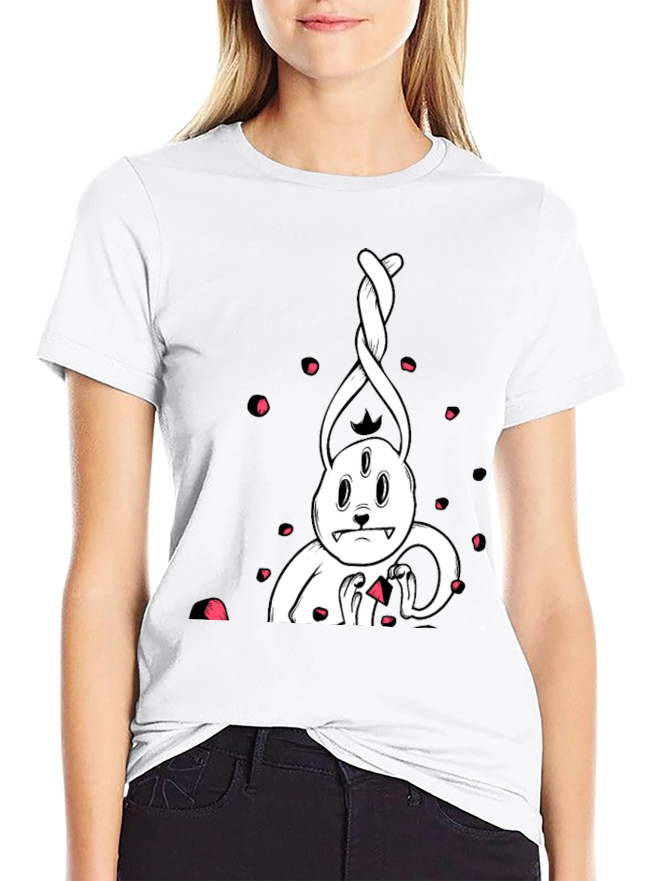 Three-Eyed Rabbit Graphic Tee