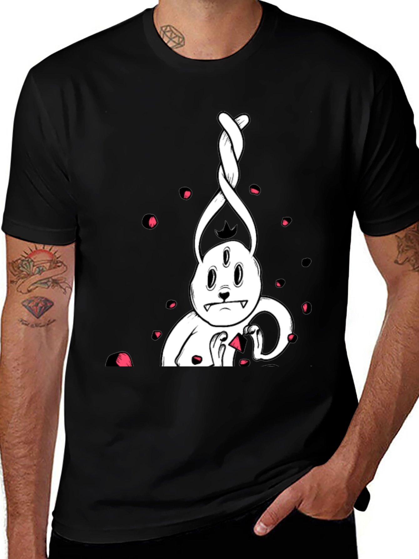 Three-Eyed Rabbit Graphic Tee