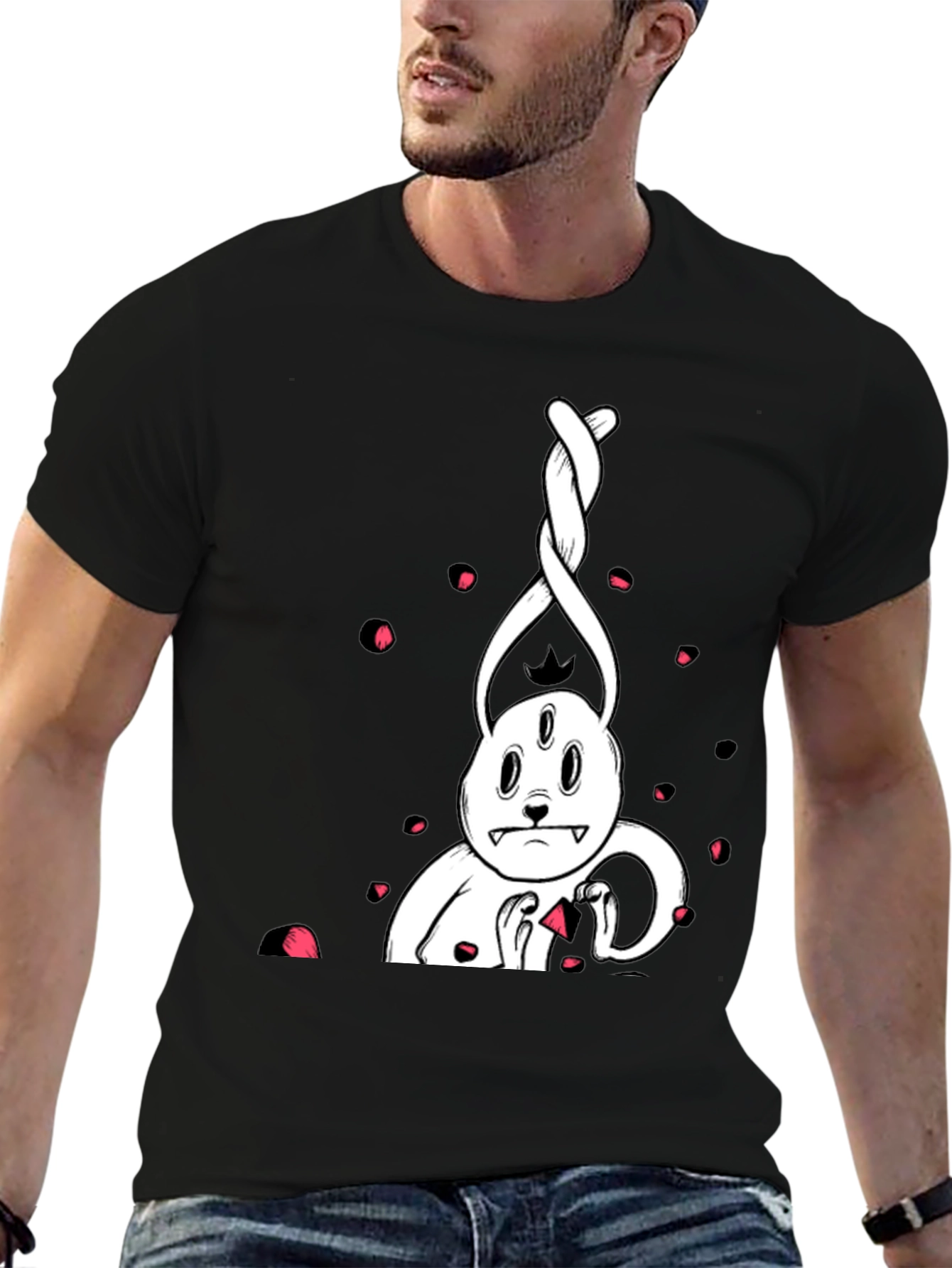 Three-Eyed Rabbit Graphic Tee