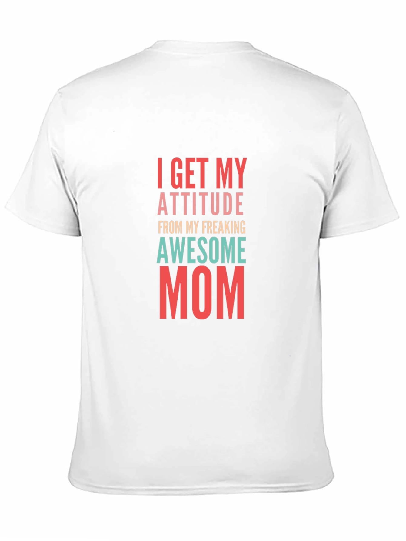 Awesome Mom Graphic Tee - Black Cotton