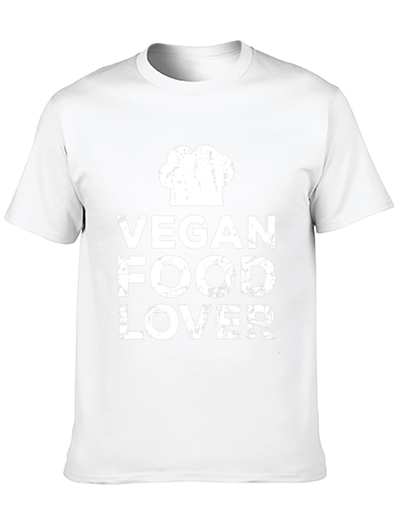 Vegan Food Lover T-Shirt - Chef Hat Graphic
